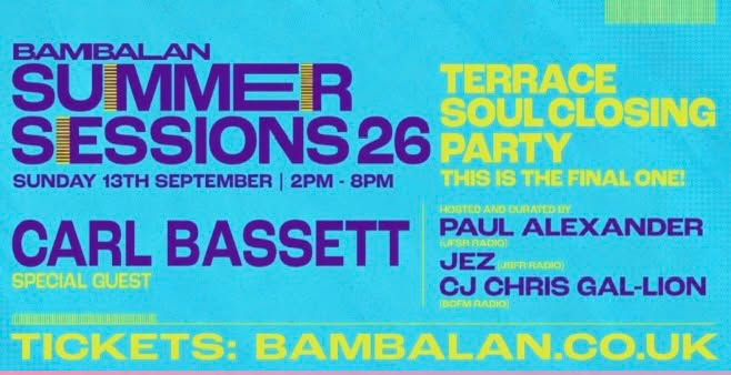 CLOSING PARTY Bambalan ROOF TOP TERRRACE BRISTOL at Bambalan, Bristol