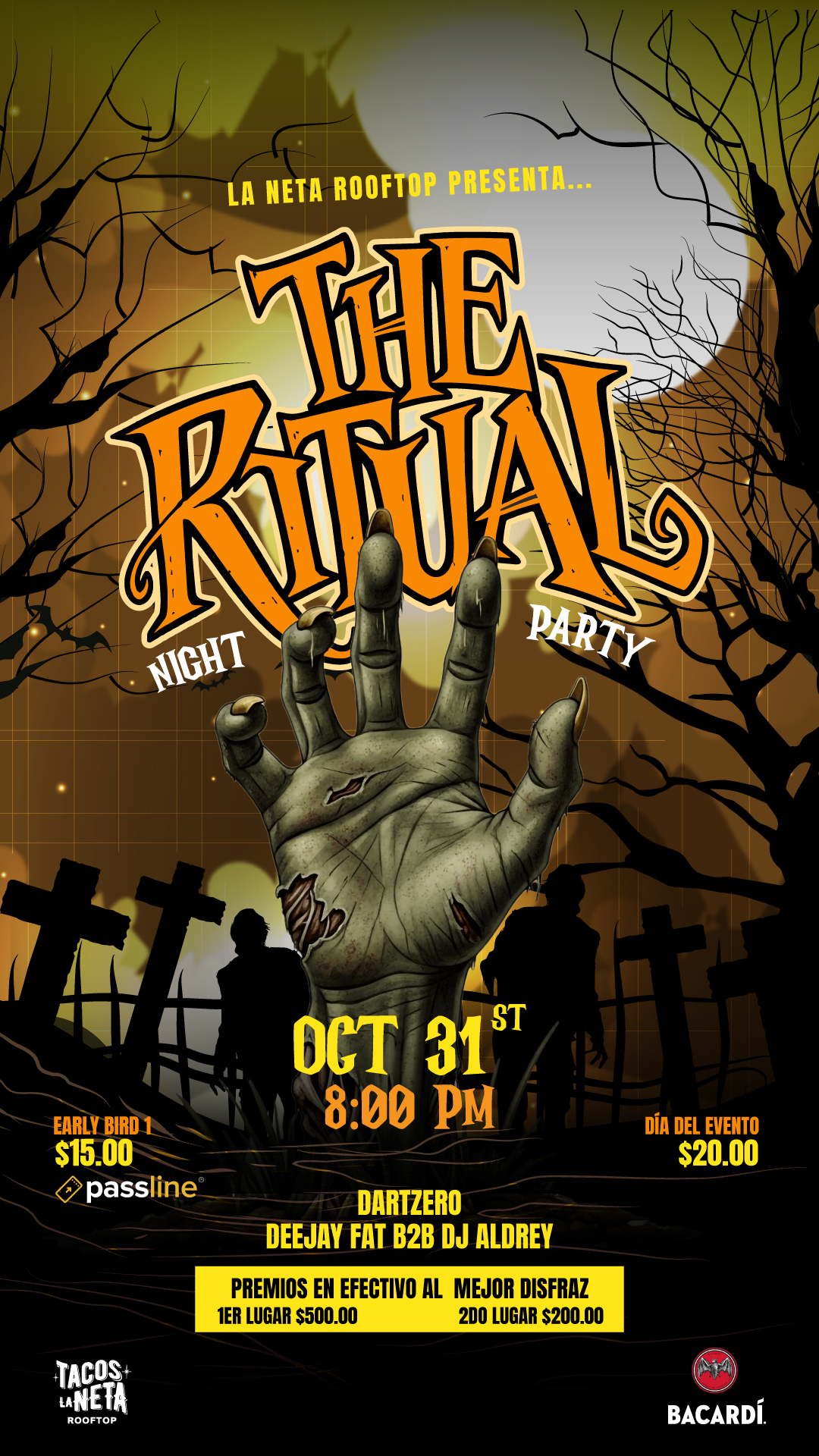 THE RITUAL — LA NOCHE MÁS OSCURA DE Tacos La Neta ROOFTOP (+18)