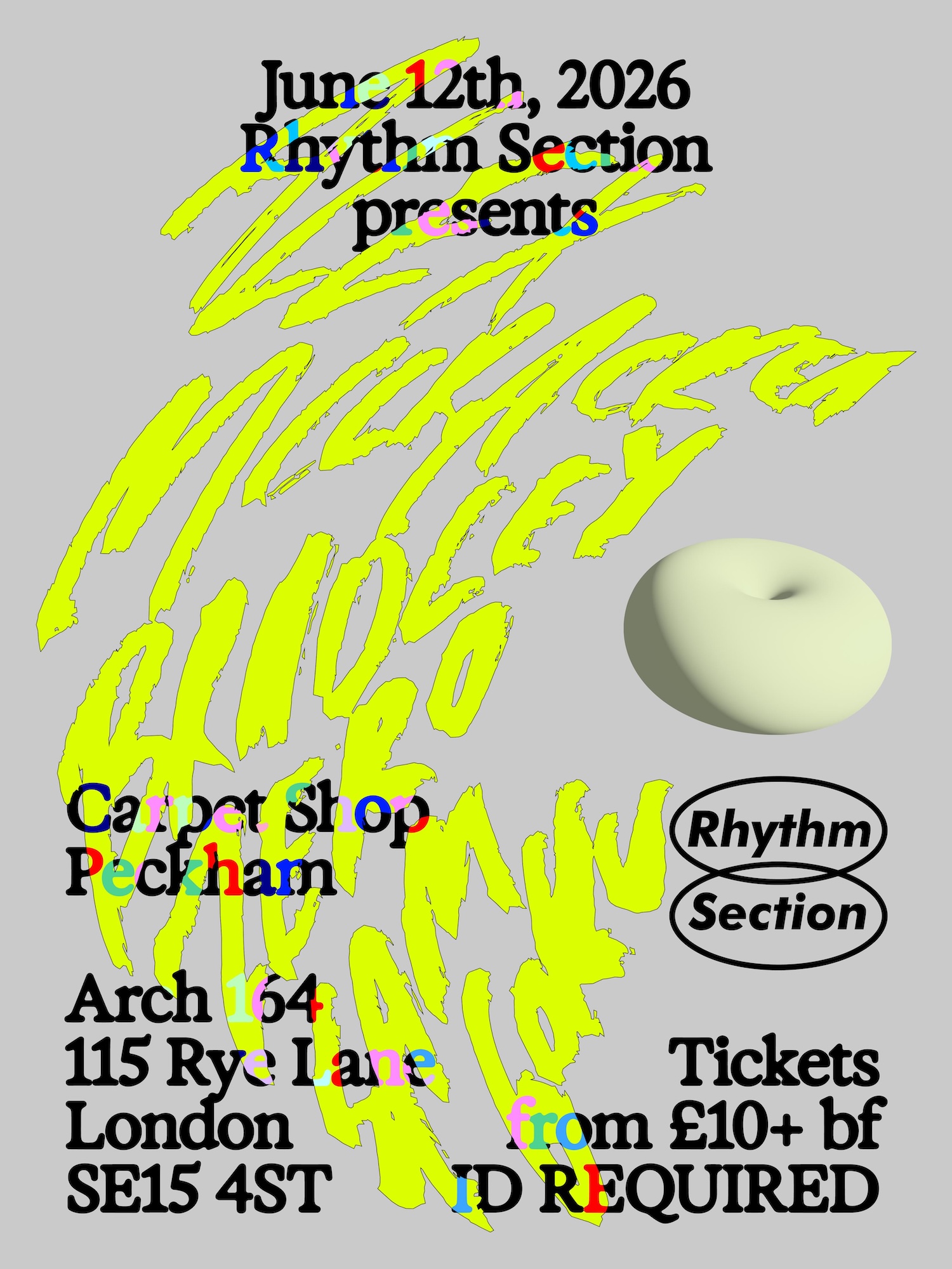 Rhythm Section London with Sam Goku, Alex McCracken + Bradley Zero