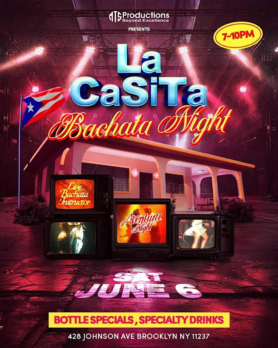 Bachata Day Party Bushwick Brooklyn - LA Casita Brooklyn