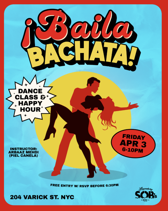 ¡Baila Bachata! Dance Class & Happy Hour