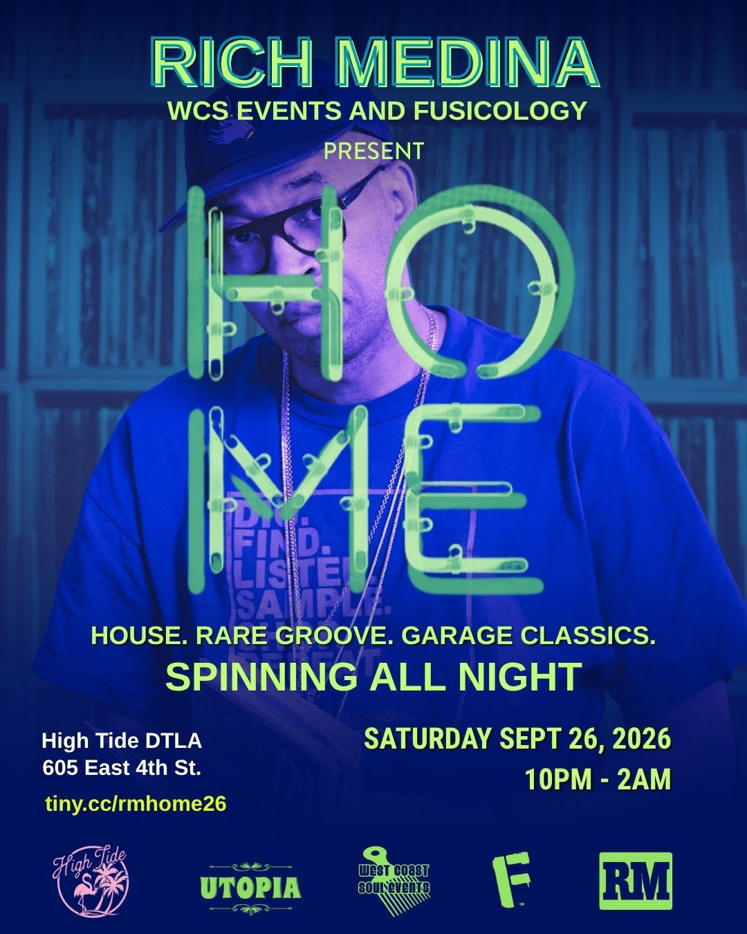 Rich Medina: HOME (All Night Set) House, Rare Groove, Garage Classics