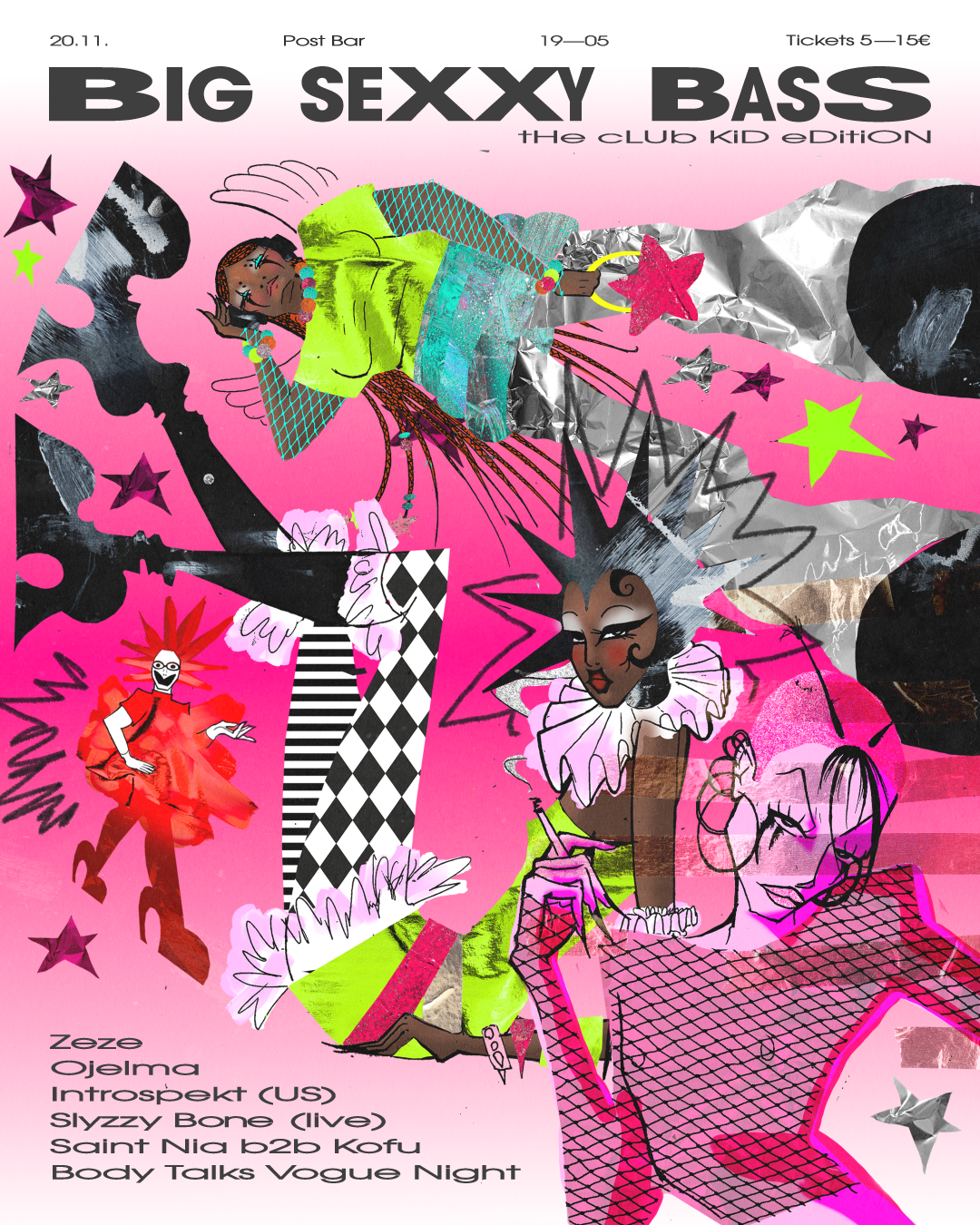 BIG SEXXY BASS: The Club Kid Edition flyer