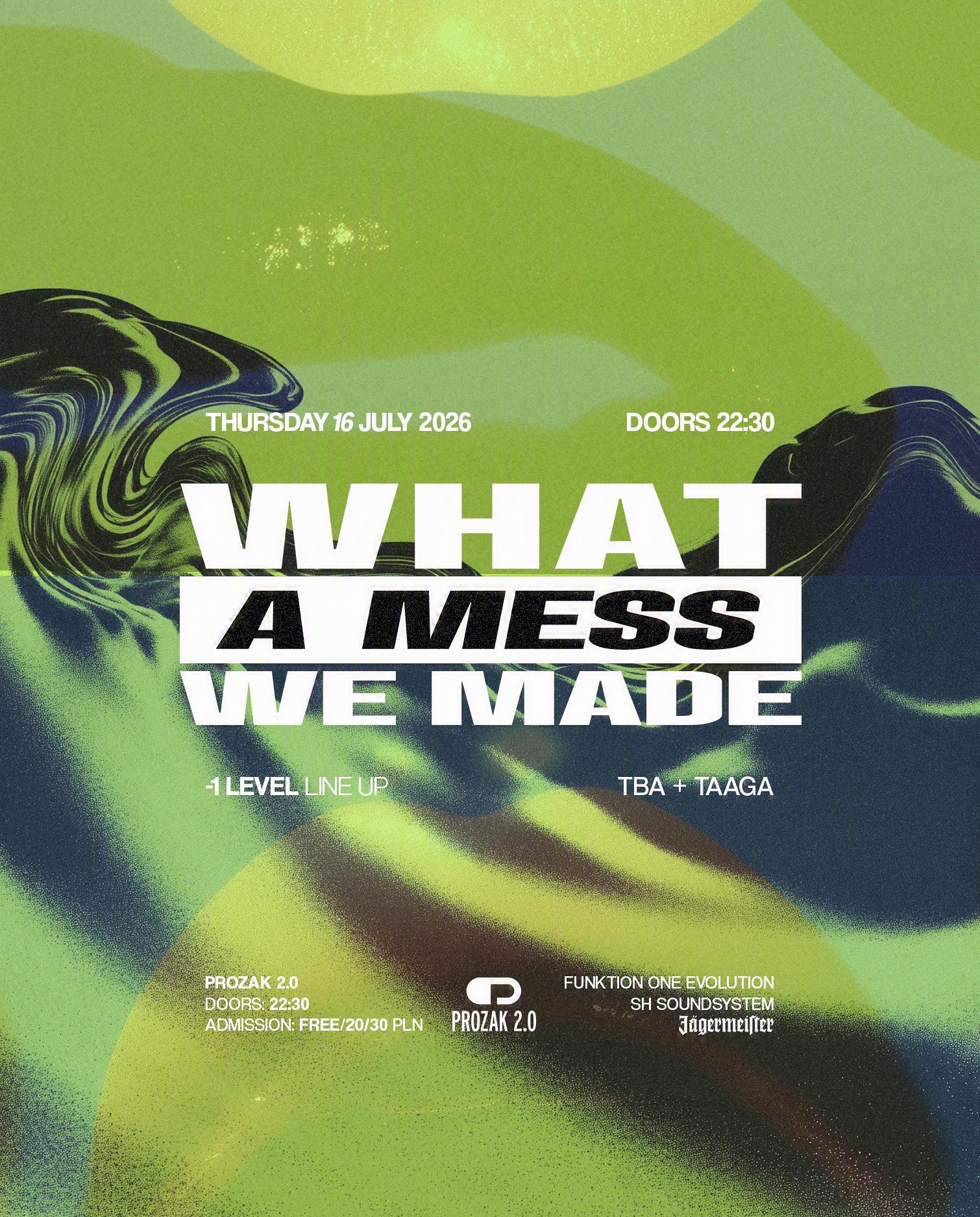 what a mess we made — Prozak 2.0, Краков