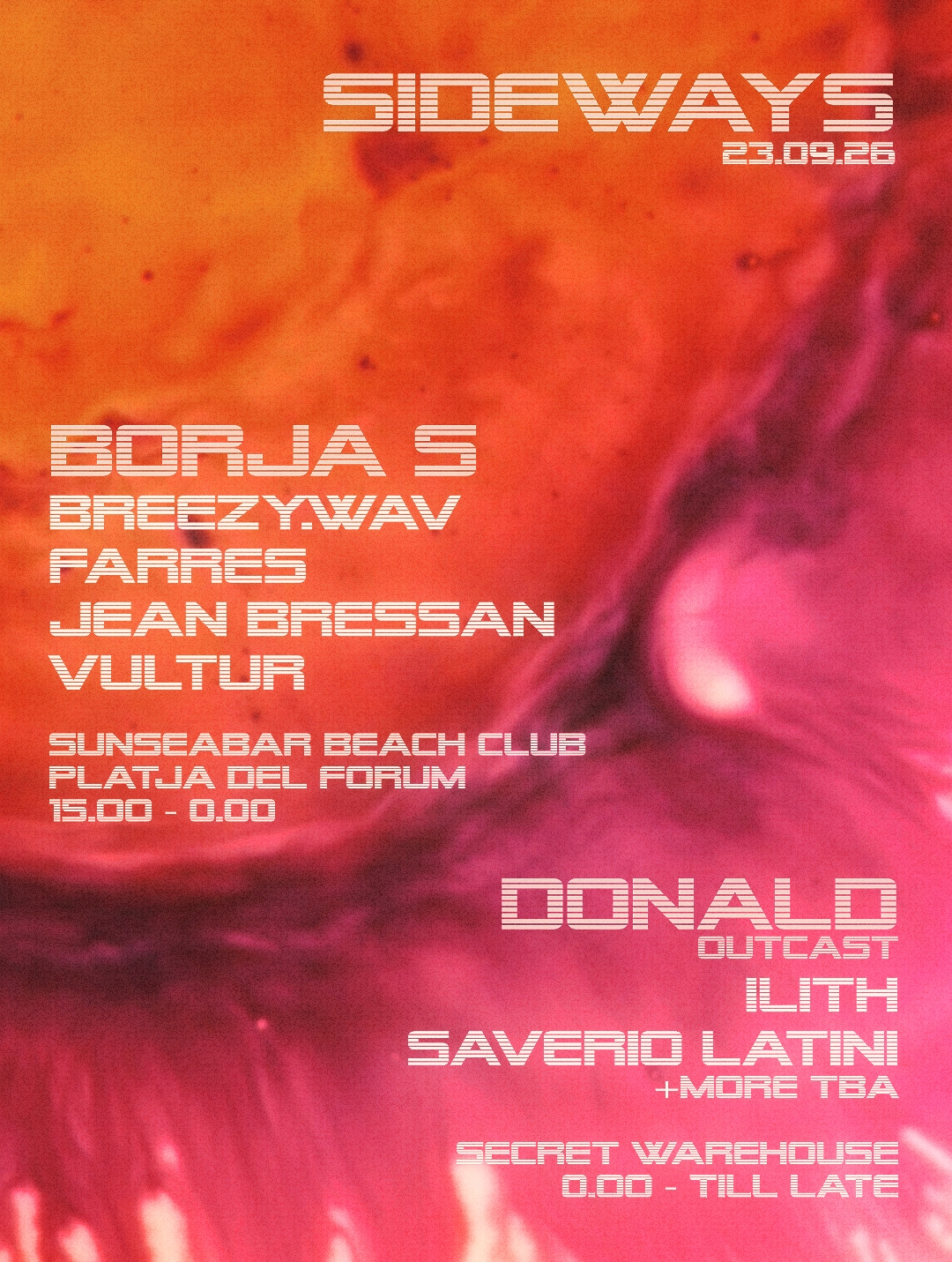 (FREE BEACH PARTY) SIDEWAYS w// Borja S