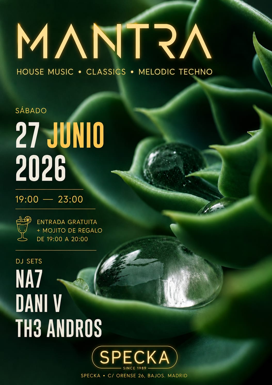 Mantra Club - Specka Club (tardes)