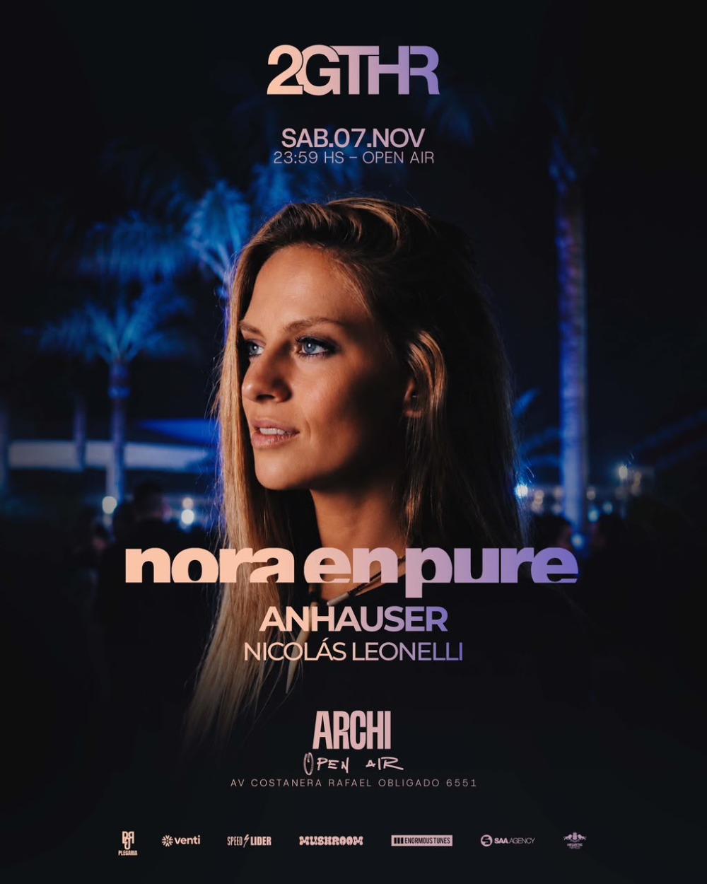 Nora En Pure - 2gthr, Archi Club Open Air - ALLMusicParties