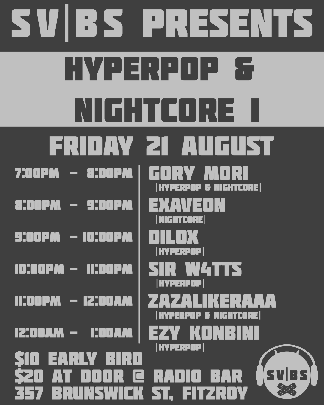 SV|BS presents Hyperpop & Nightcore I