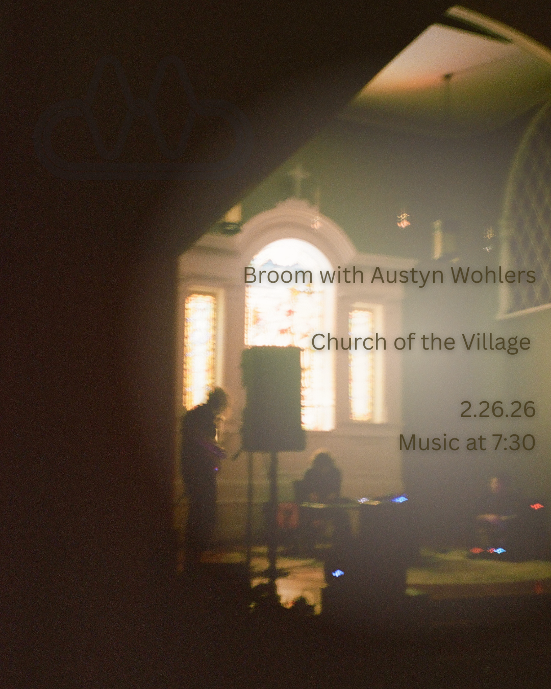 Broom with Austyn Wohlers at Church of the Village