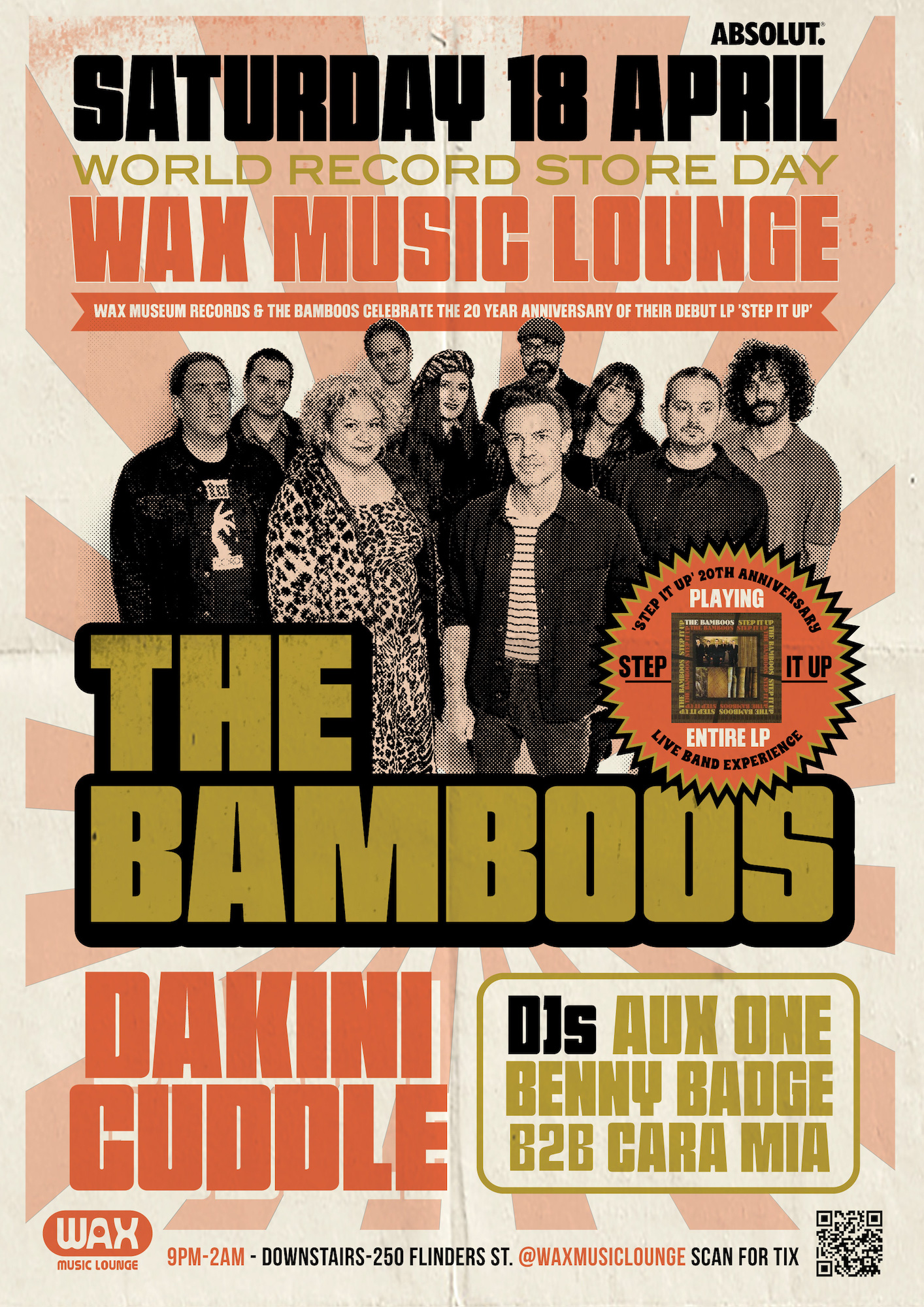 THE BAMBOOS 'STEP IT UP' 20TH ANNIVERSARY SHOW