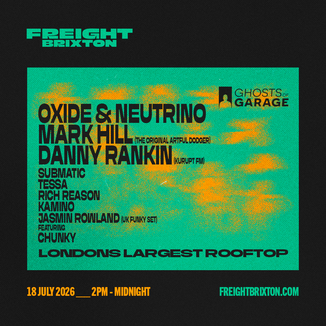 GHOST OF GARAGE W/ MARK HILL (The Original Artful Dodger), Oxide & Neutrino + More