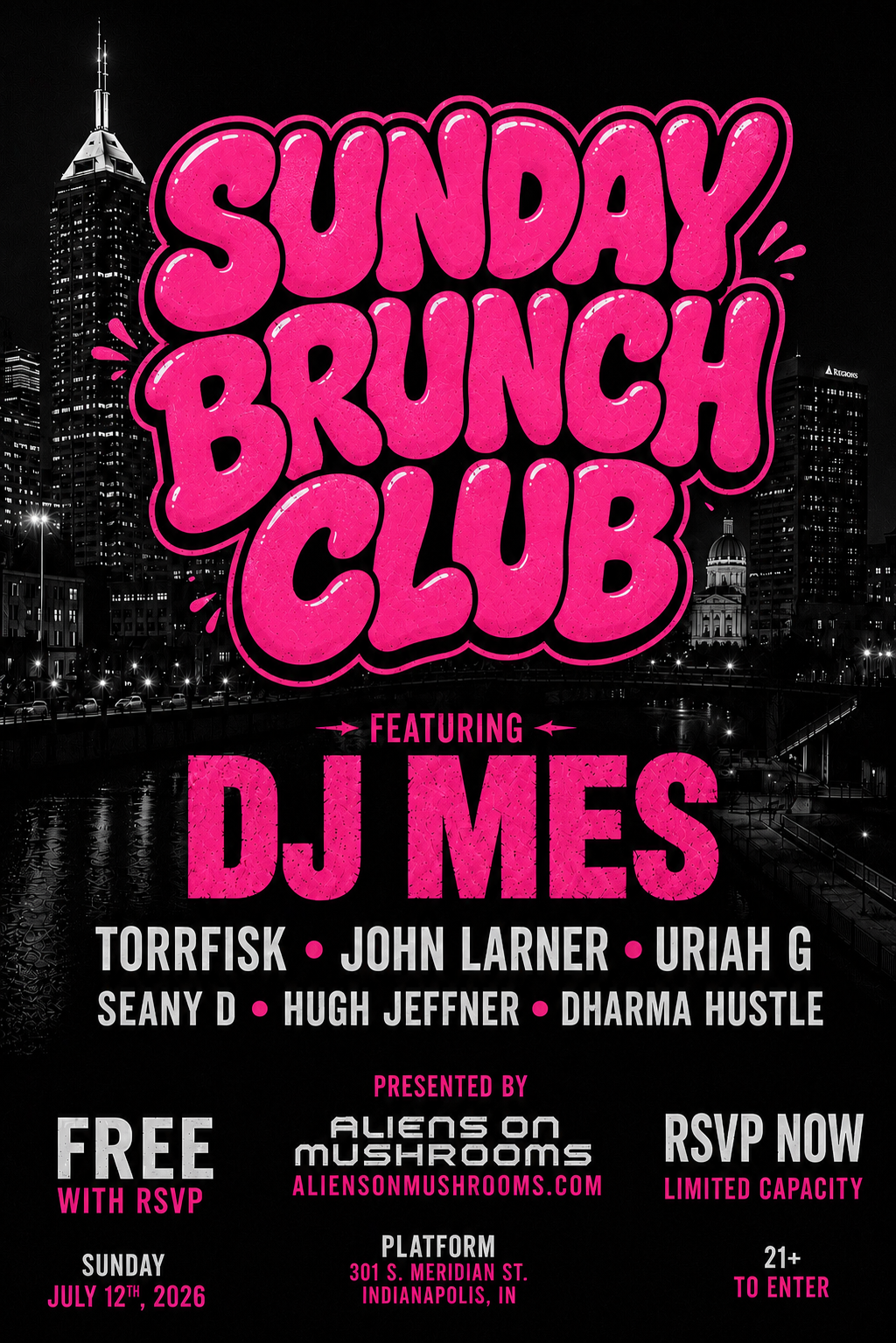 【R20878】India Club & Lounge Sunday Brunch Club at TBA - Platform Events Formerly Nevermore 302
