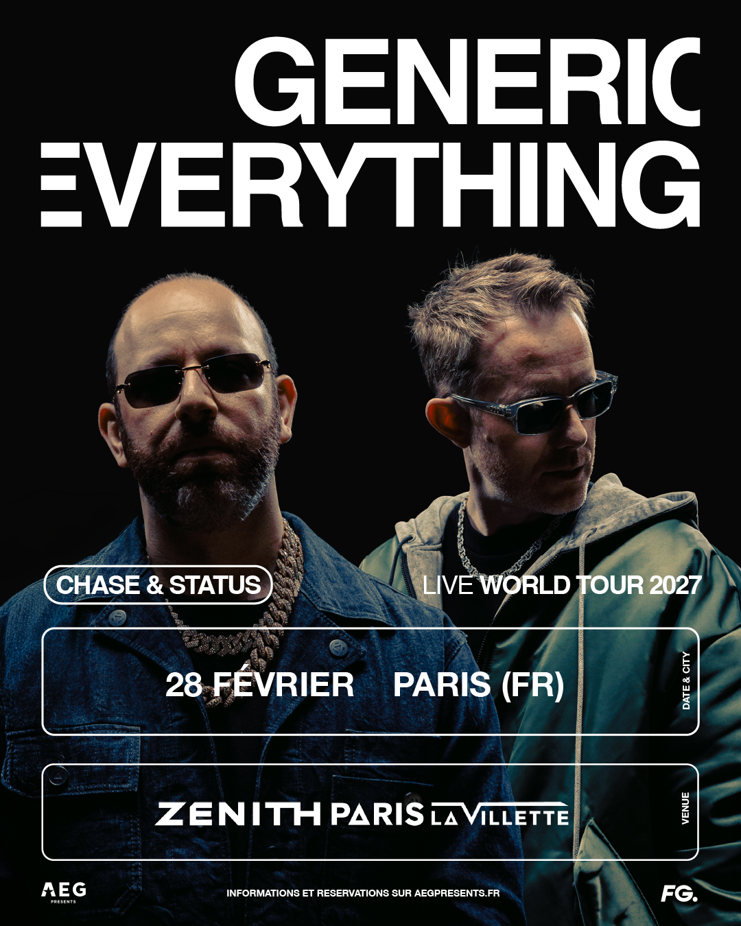 Chase & Status @ Zénith Paris - La Villette