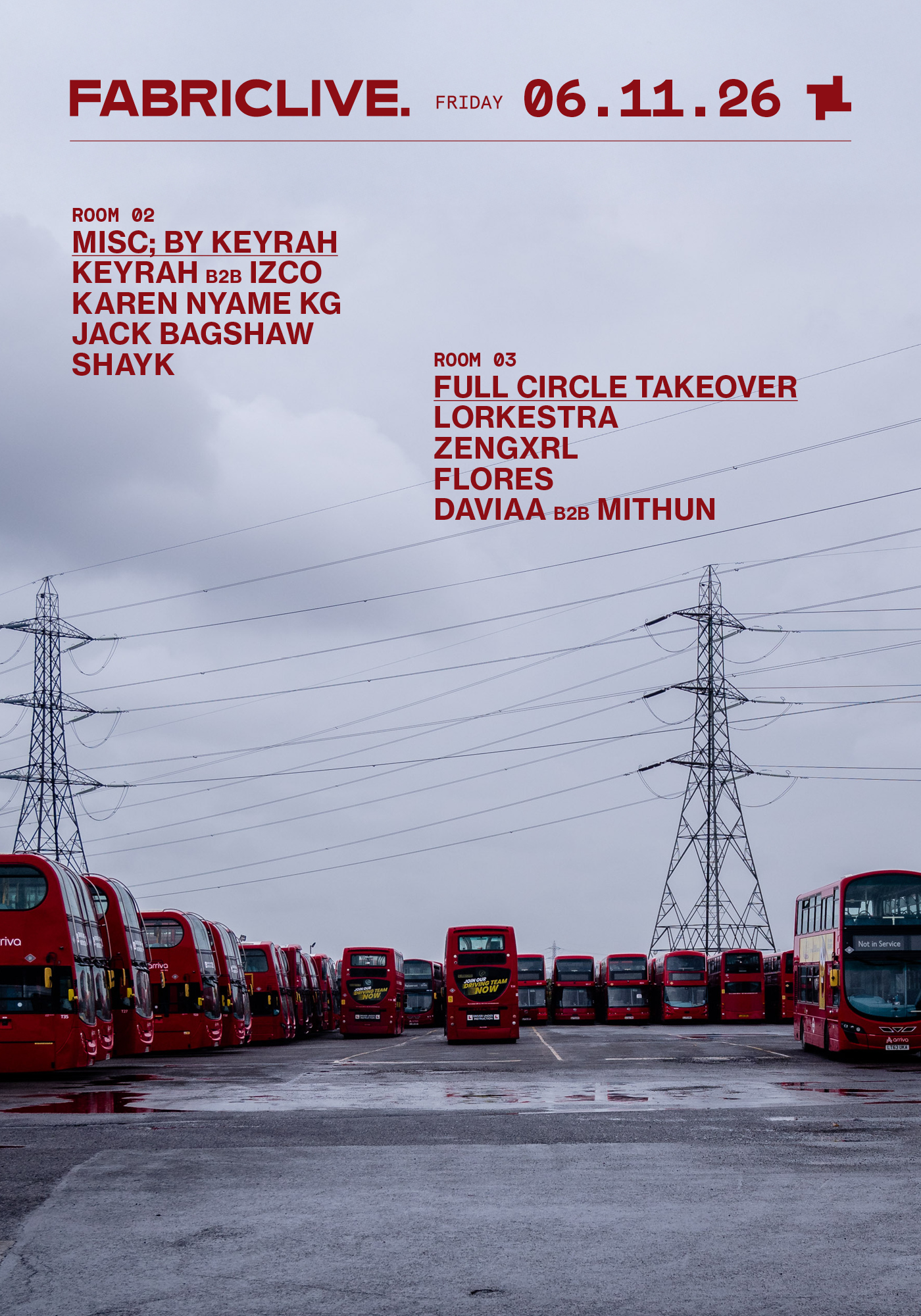 FABRICLIVE: Keyrah B2B Izco, Karen Nyame KG Zengxrl, Lorkestra, Jack Bagshaw, SHAYK