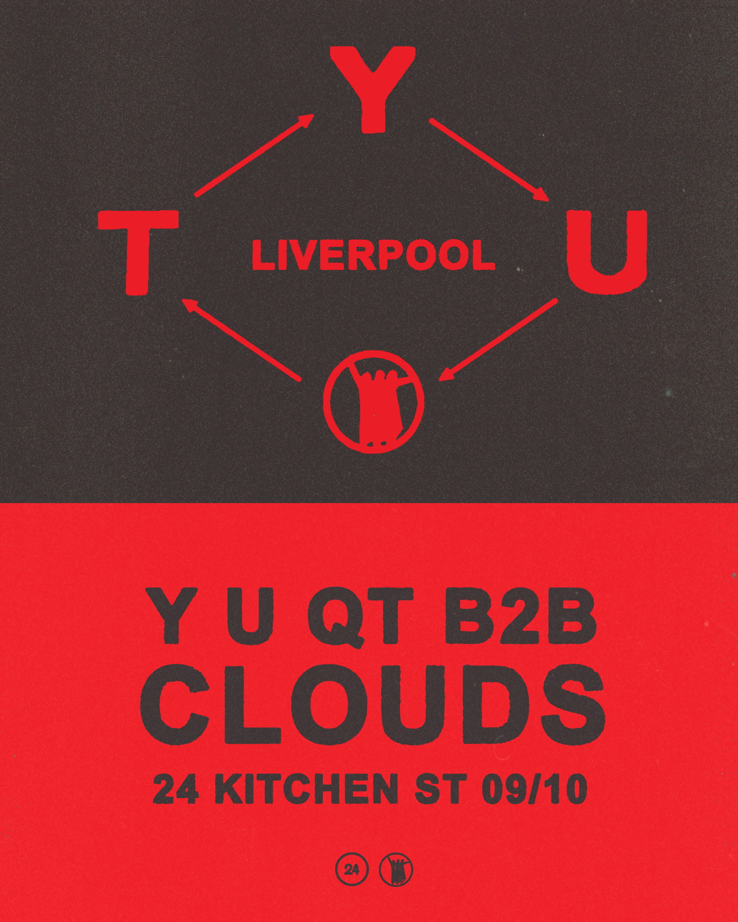 KS X Axon pres: Y U QT b2b Clouds - ANL - Liverpool at 24 Kitchen Street, Liverpool