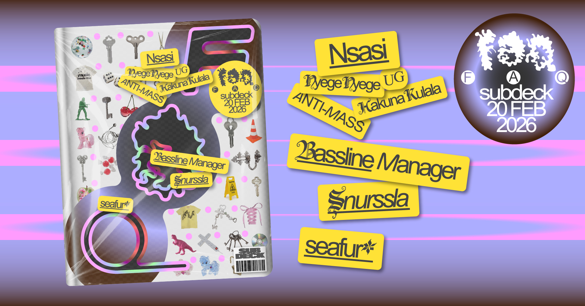 FAQ with Nsasi (Nyege Nyege / UG) / Snurssla / seafur / Bassline Manager