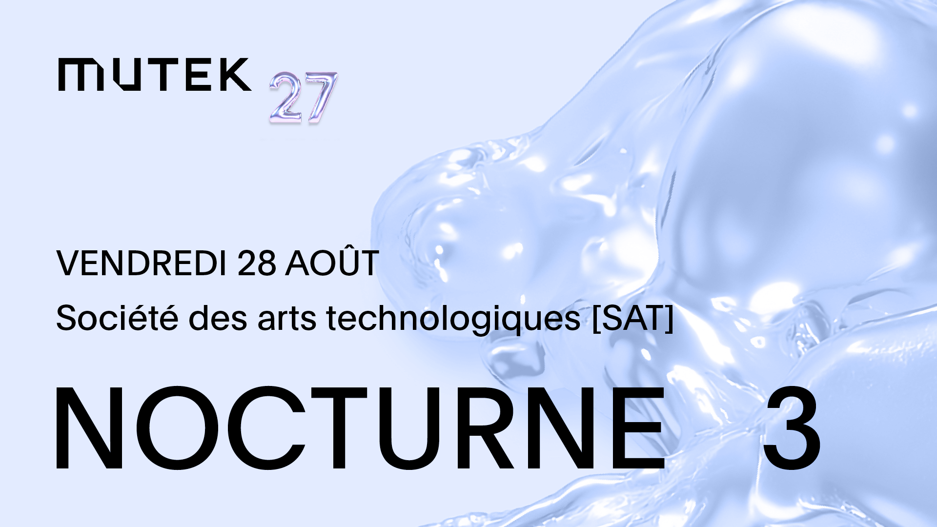 A Guy Called Gerald, gyrofield, Honeydrip, Mia Koden, Florence-Delphine Roux - MUTEK 27