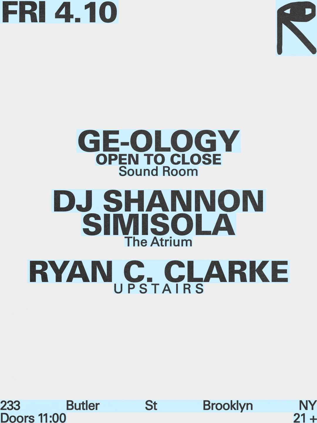 Ge-ology / DJ Shannon + Simisola / Ryan C. Clarke