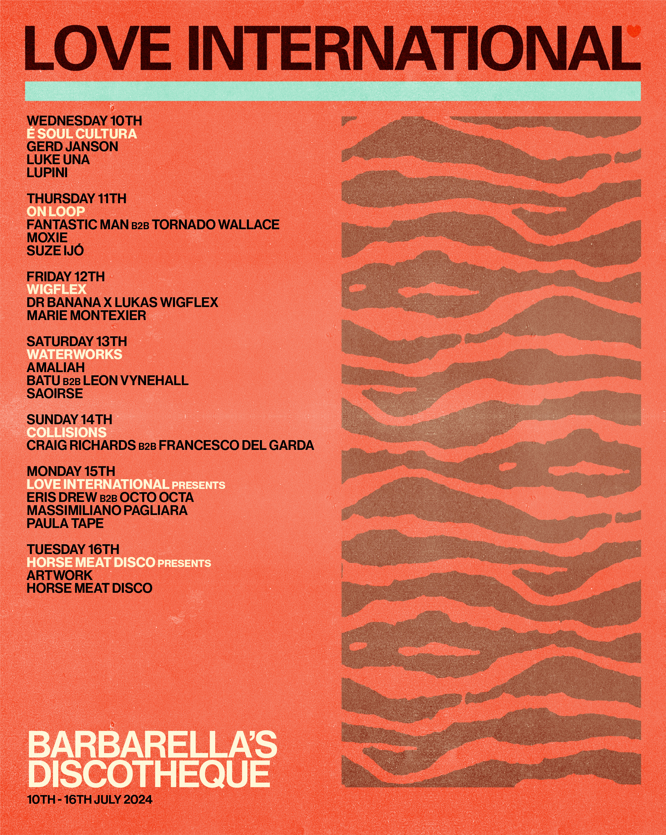 Barbarella's Discotheque: Horse Meat Disco, Artwork