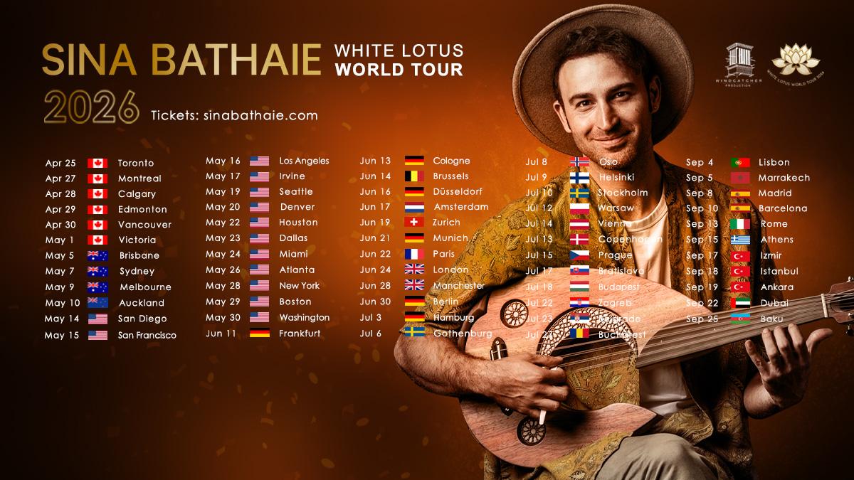 Sina Bathaie White Lotus World Tour - Live in San Francisco