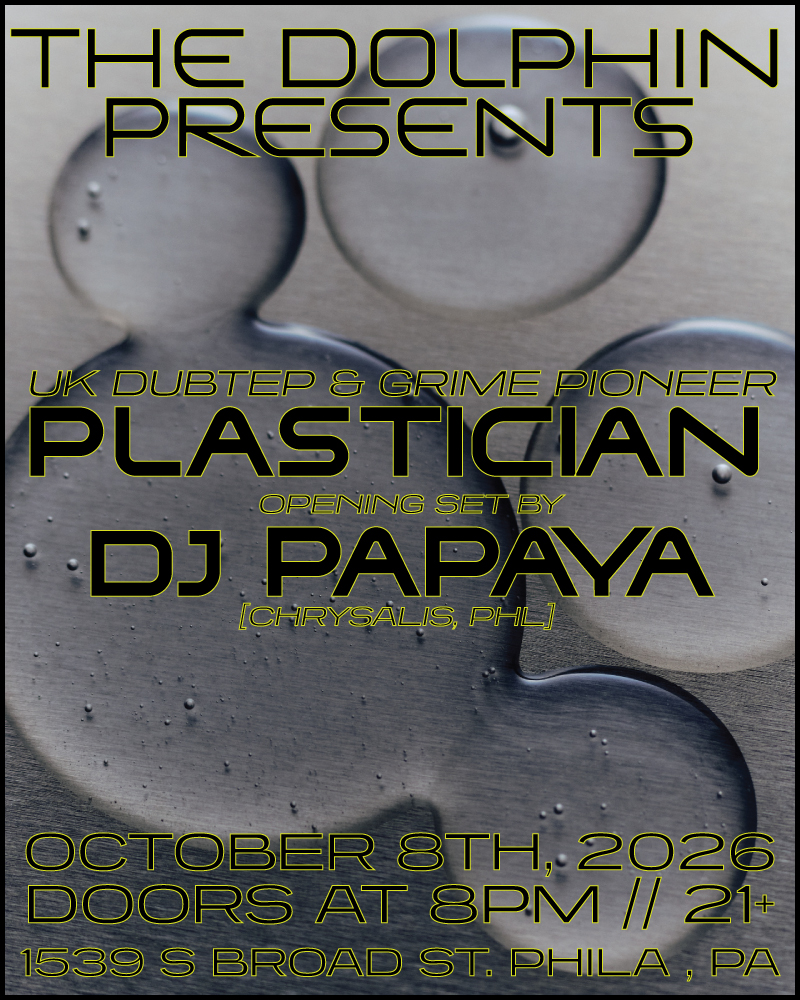 The Dolphin pres: PLASTICAN [UK DUBSTEP/GRIME PIONEER]