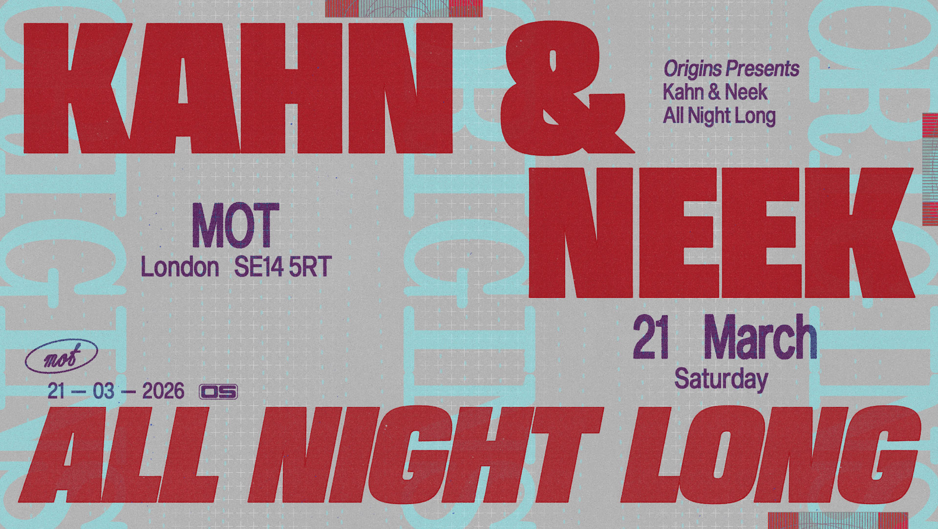 Origins: Kahn & Neek (All Night Long)