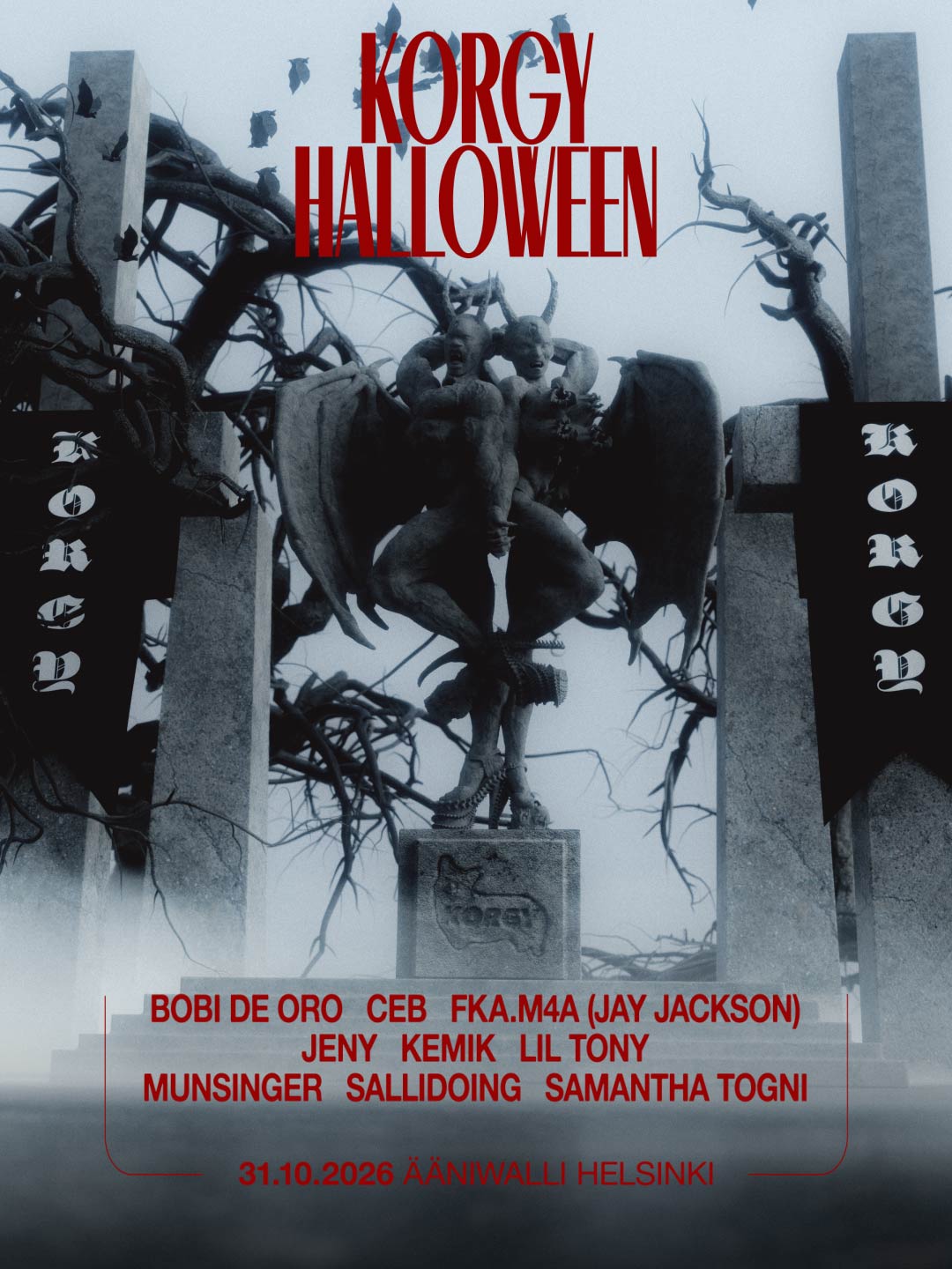 KORGY HALLOWEEN flyer
