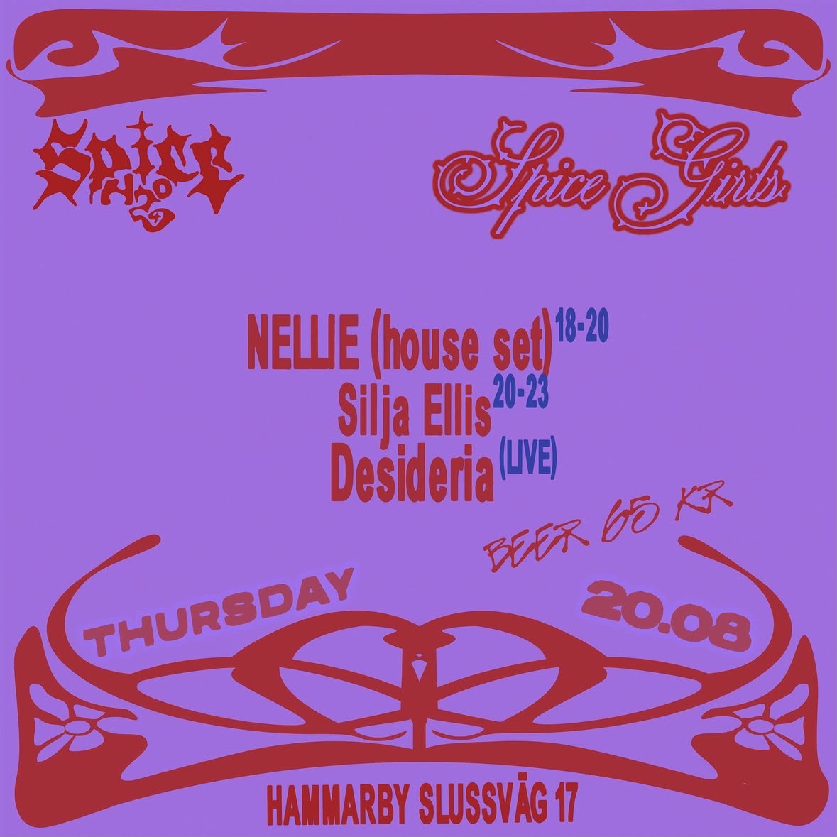 Spice Girls: Nellie, Silja Ellis, Desideria (live)