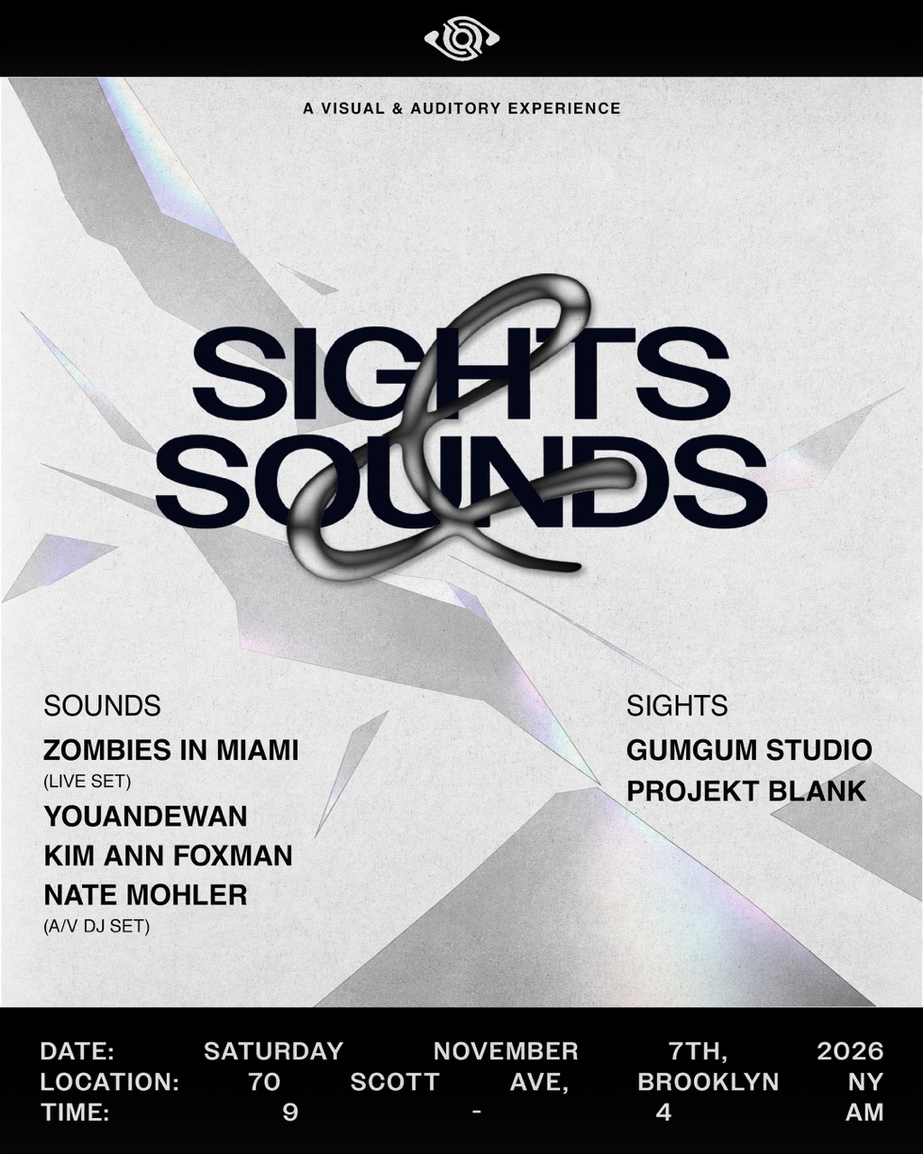 Sights & Sounds: Zombies In Miami (live), Youandewan, Kim Ann Foxman, Nate Mohler (A/V set)
