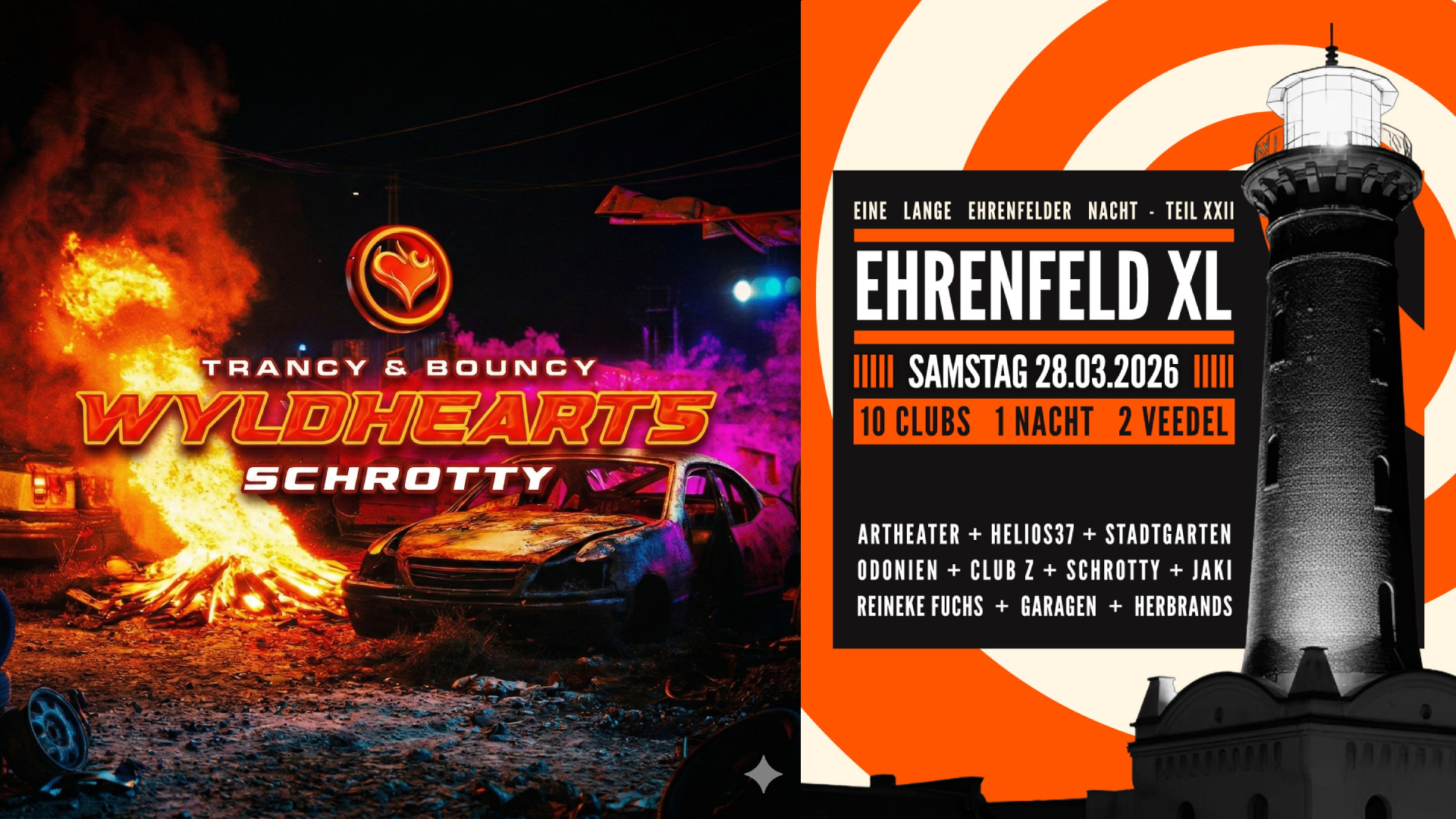 Schrotty with WyldHearts Showcase // Ehrenfeld XL – 10 Clubs, 1 Night, 2 Districts