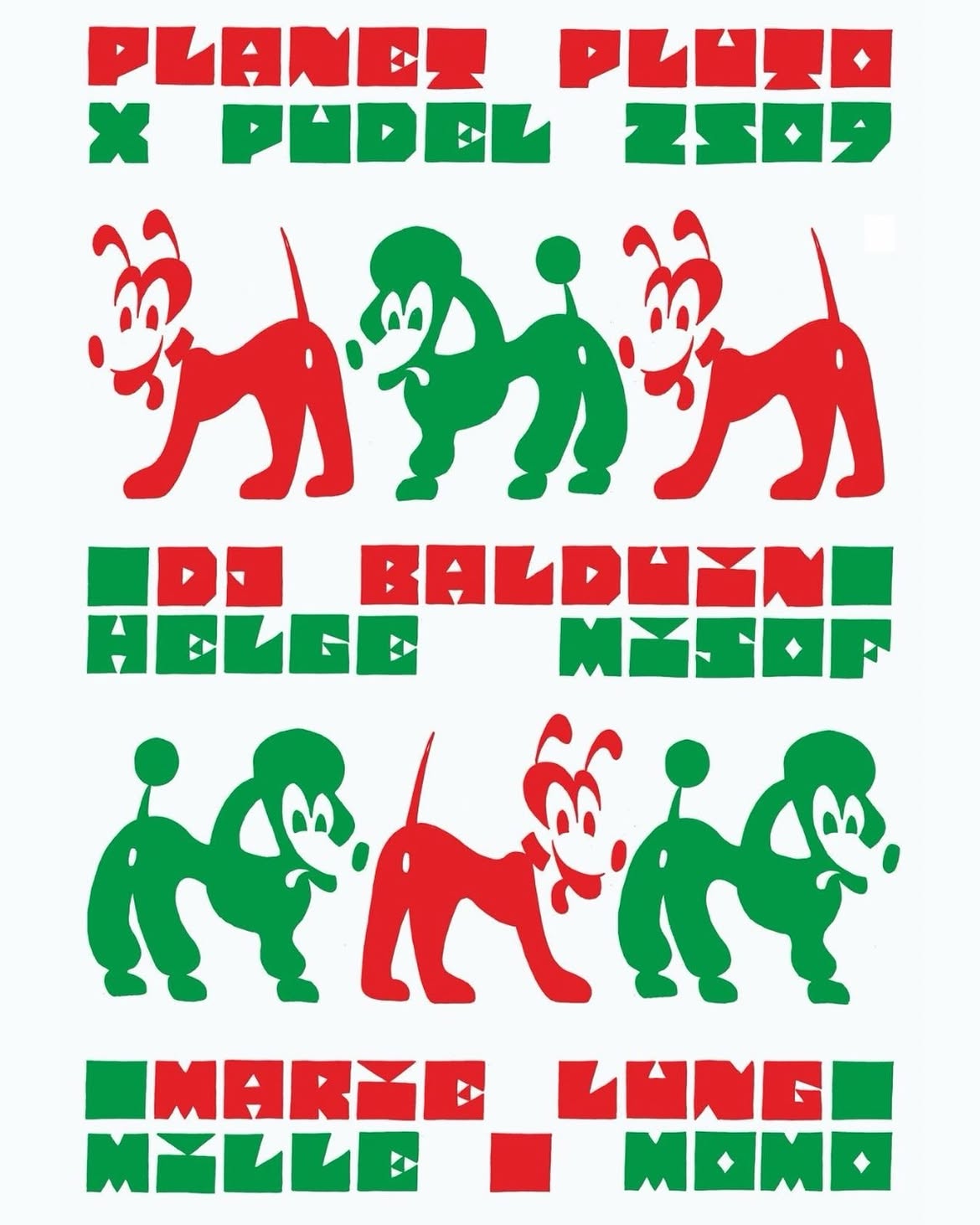 Planet Pluto w/ DJ Balduin, Helge Misof, Marie Lung, Mille, Momo
