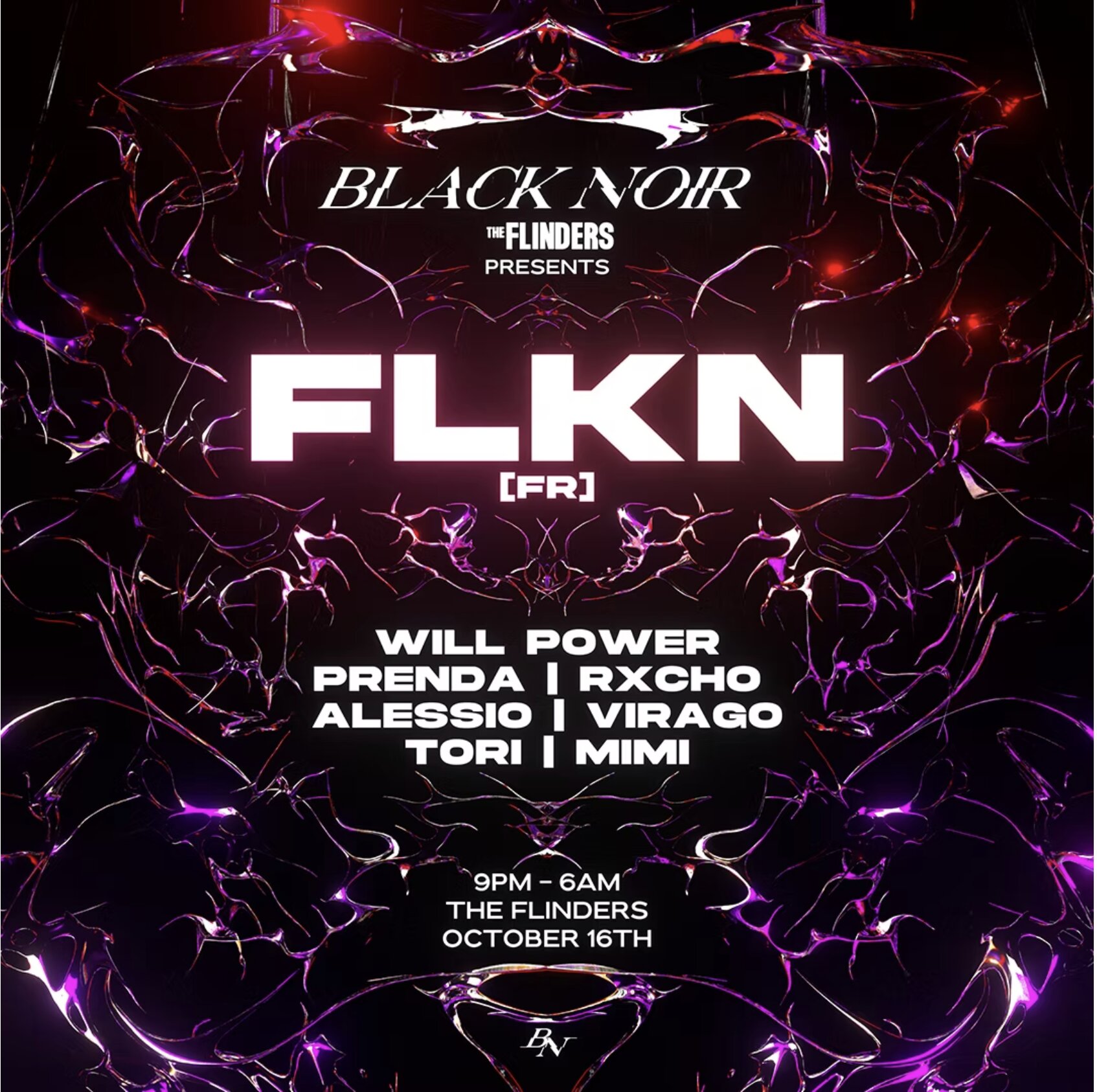 BLACK NOIR presents: FLKN [FR]