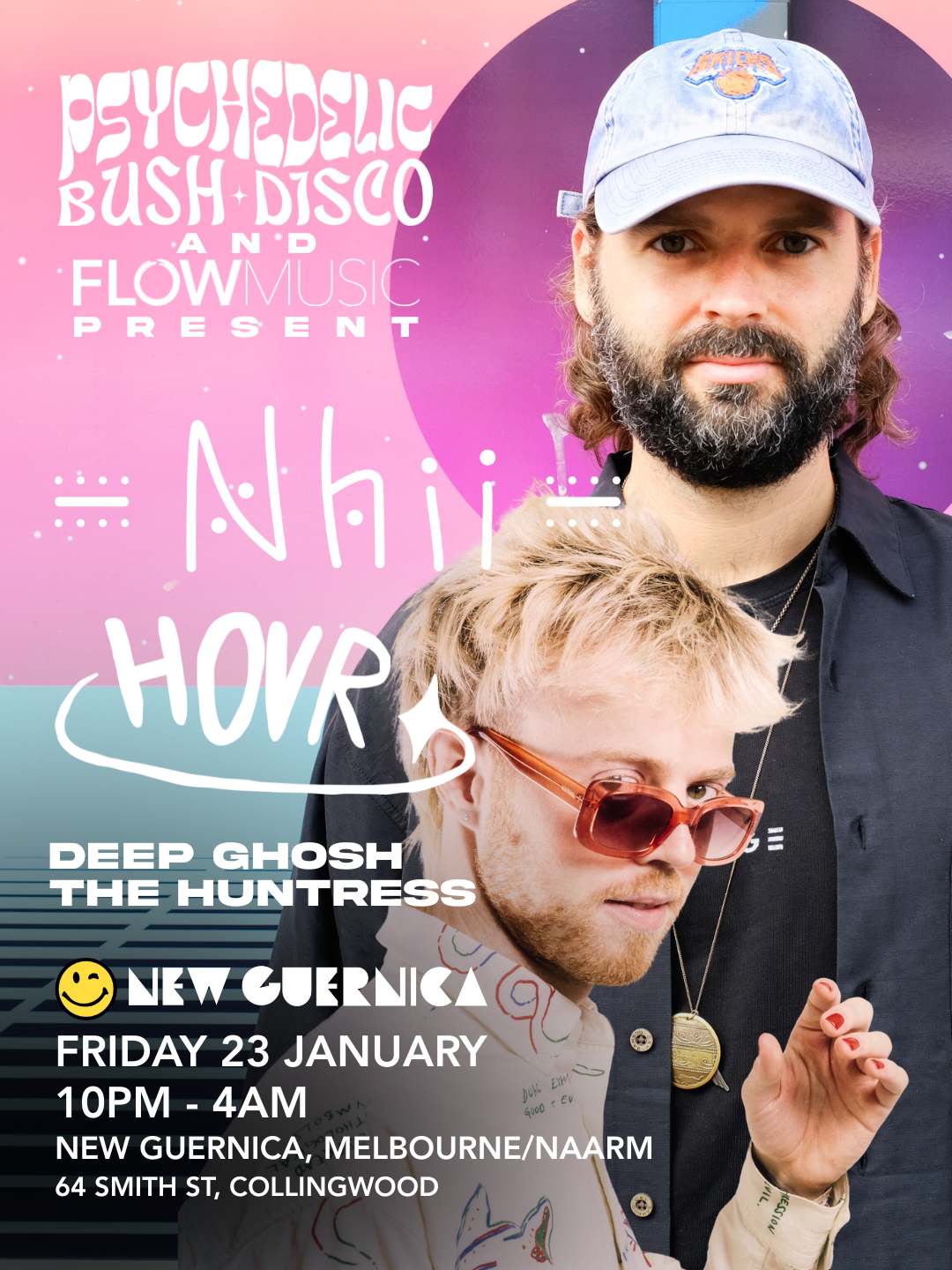 FLOW MUSIC & Psychedelic Bush Disco present: Nhii (live), HOVR