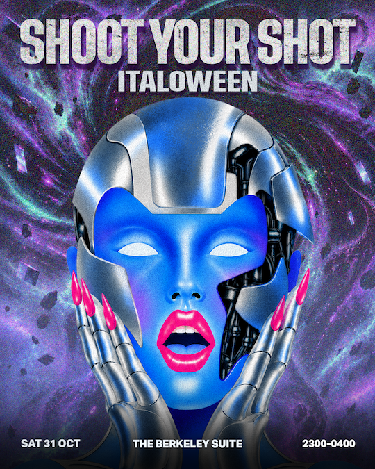 Shoot Your Shot presents ITALOWEEN at The Berkeley Suite, 237 North Street; Glasgow