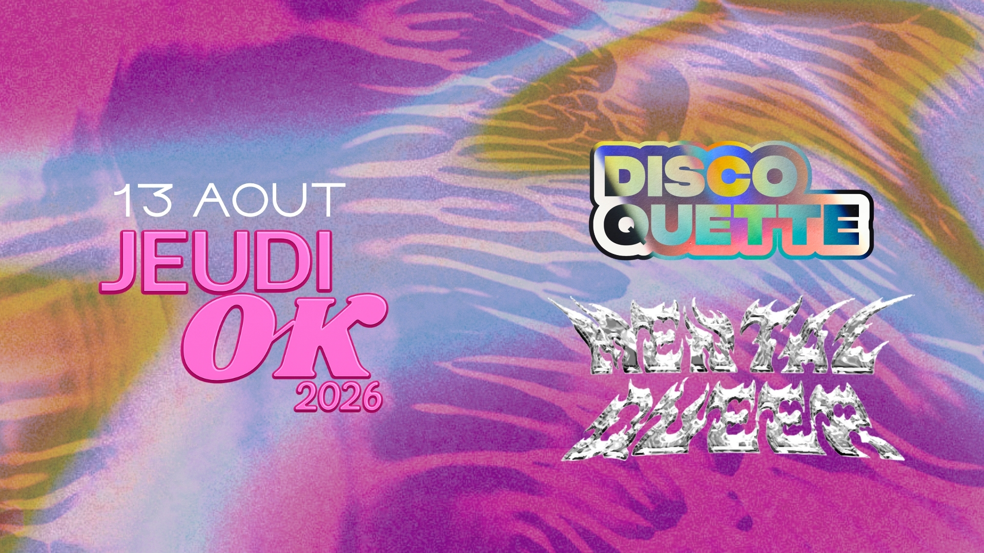 Jeudi OK: Dreamachine + Mental Queer