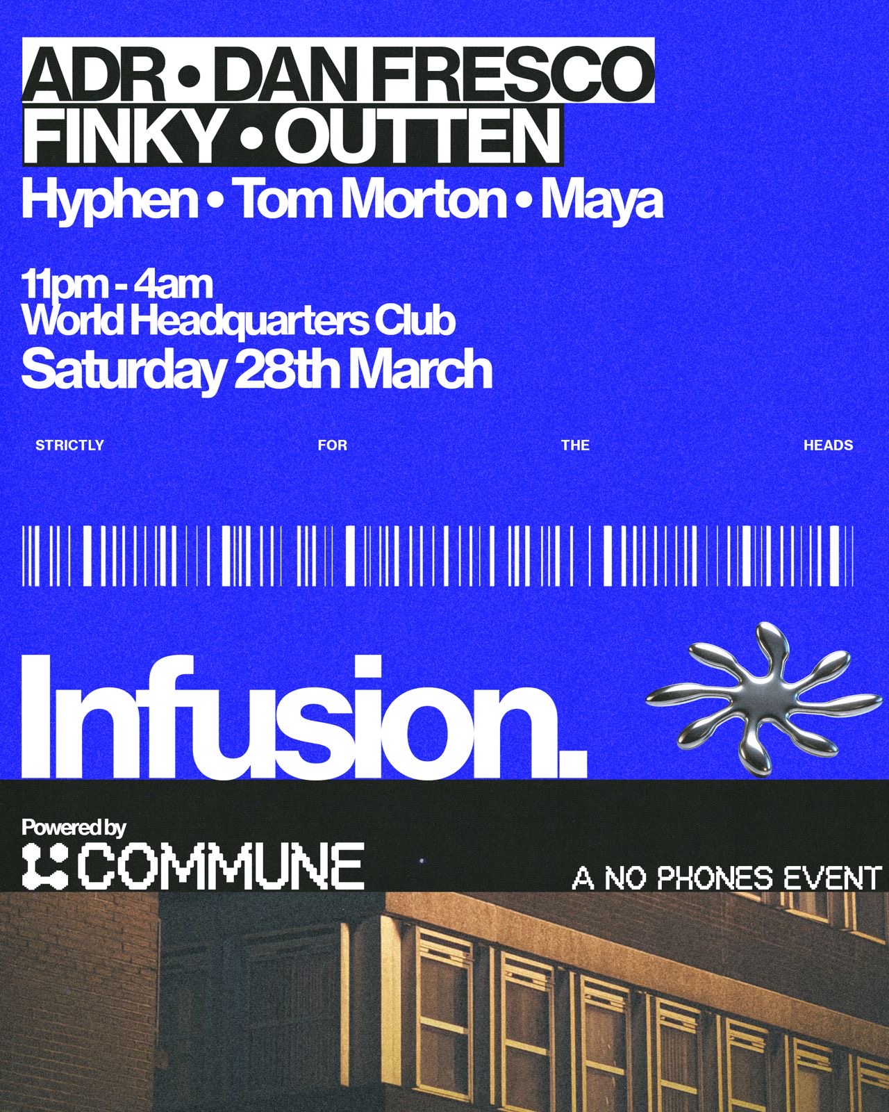 Infusion x Commune presents ADR & OUTTEN / Dan Fresco & FINKY