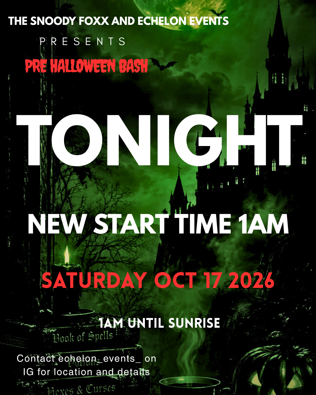 Pre Halloween Bash