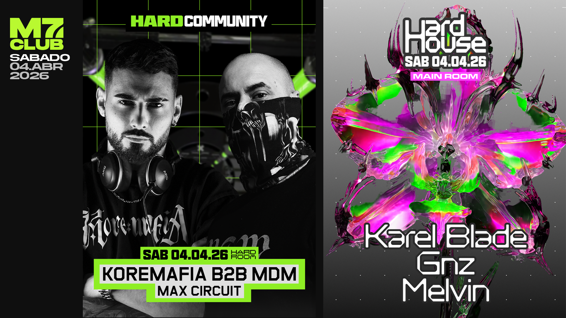 HARD COMMUNITY [KOREMAFIA B2B MDM] HARD HOUSE [KAREL BLADE, GNZ & MELVIN]