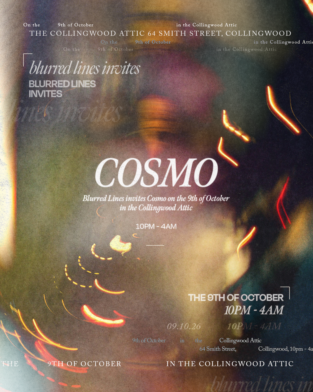 Blurred Lines invite Cosmo