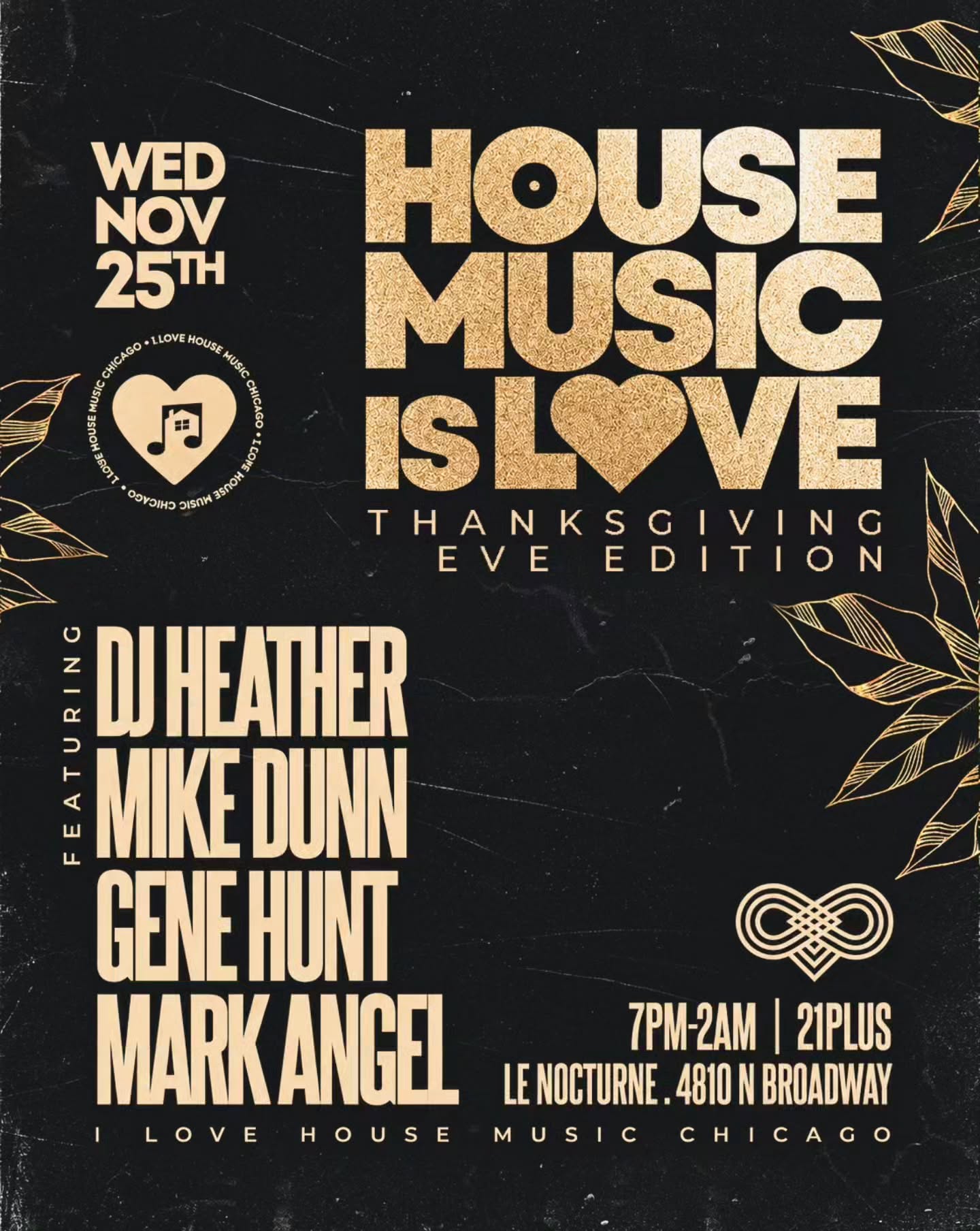 House Music Is Love (Thanksgiving Eve Edition)
