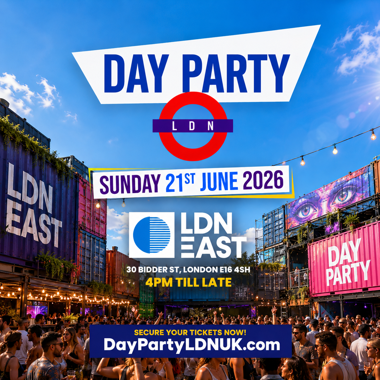 DAY PARTY LDN - Summer Outdoor Day Party Experience (1000+ Ravers)