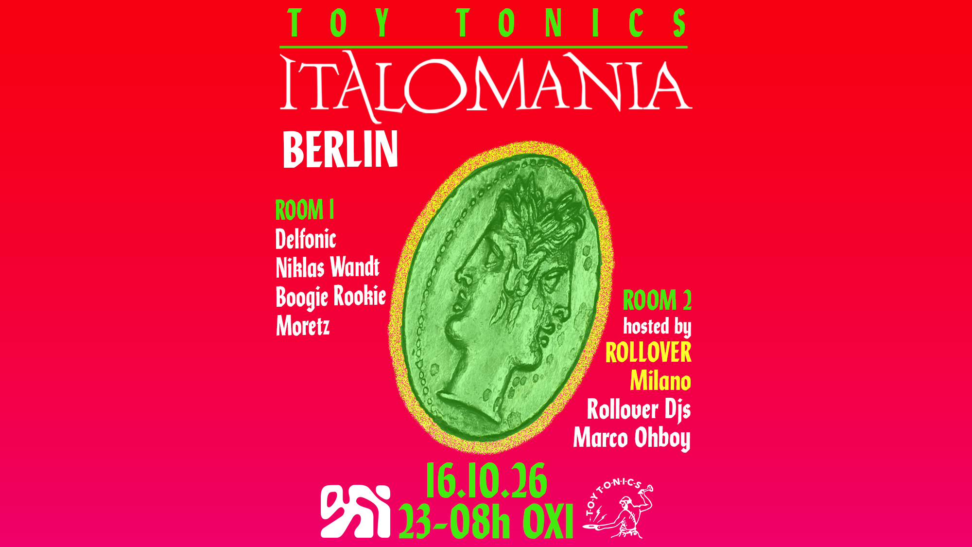 Toy Tonics presents ITALOMANIA