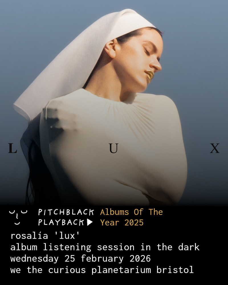 Pitchblack Playback: ROSALÍA 'LUX' album listening session in the dark