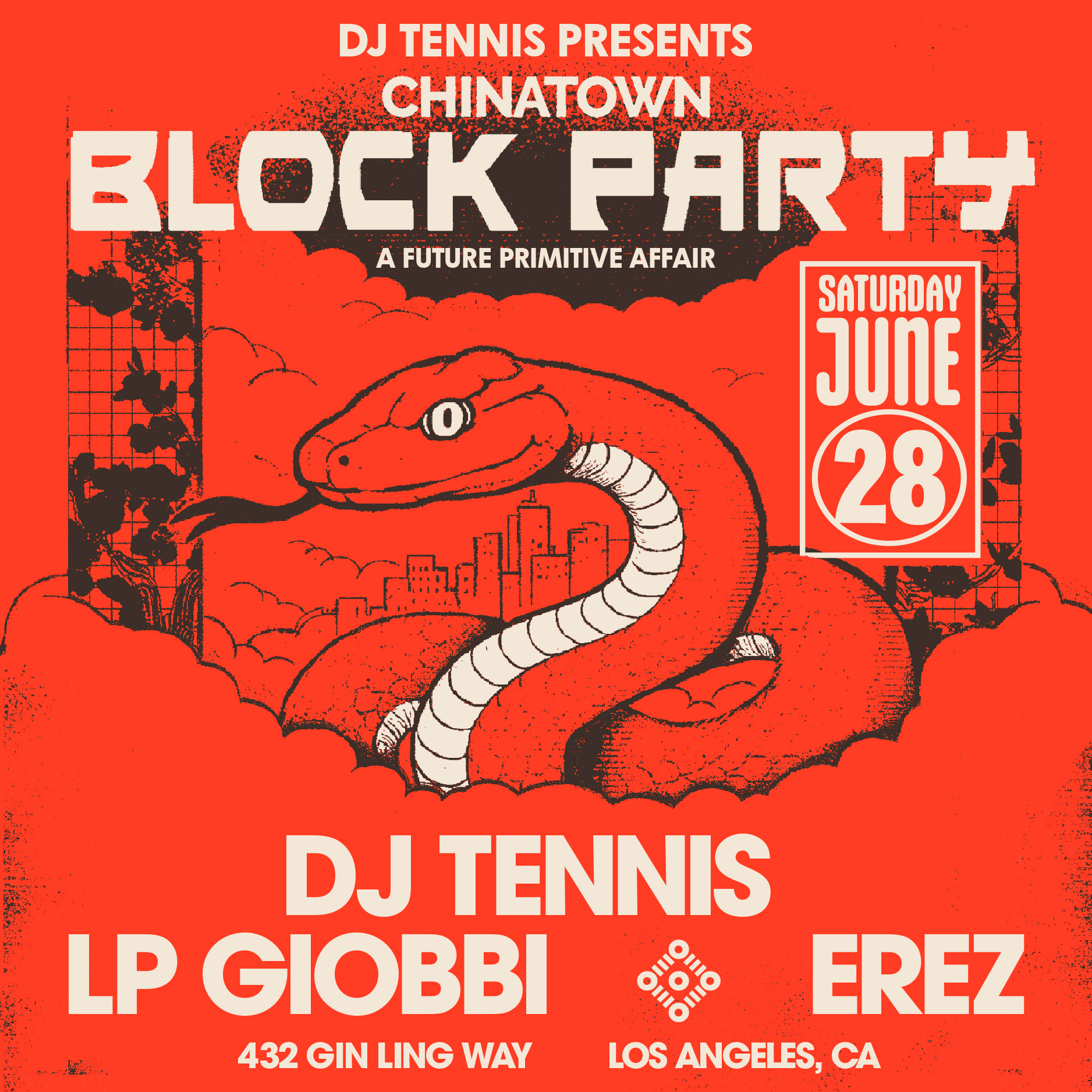 Chinatown Block Party with DJ Tennis and LP Giobbi at Gin