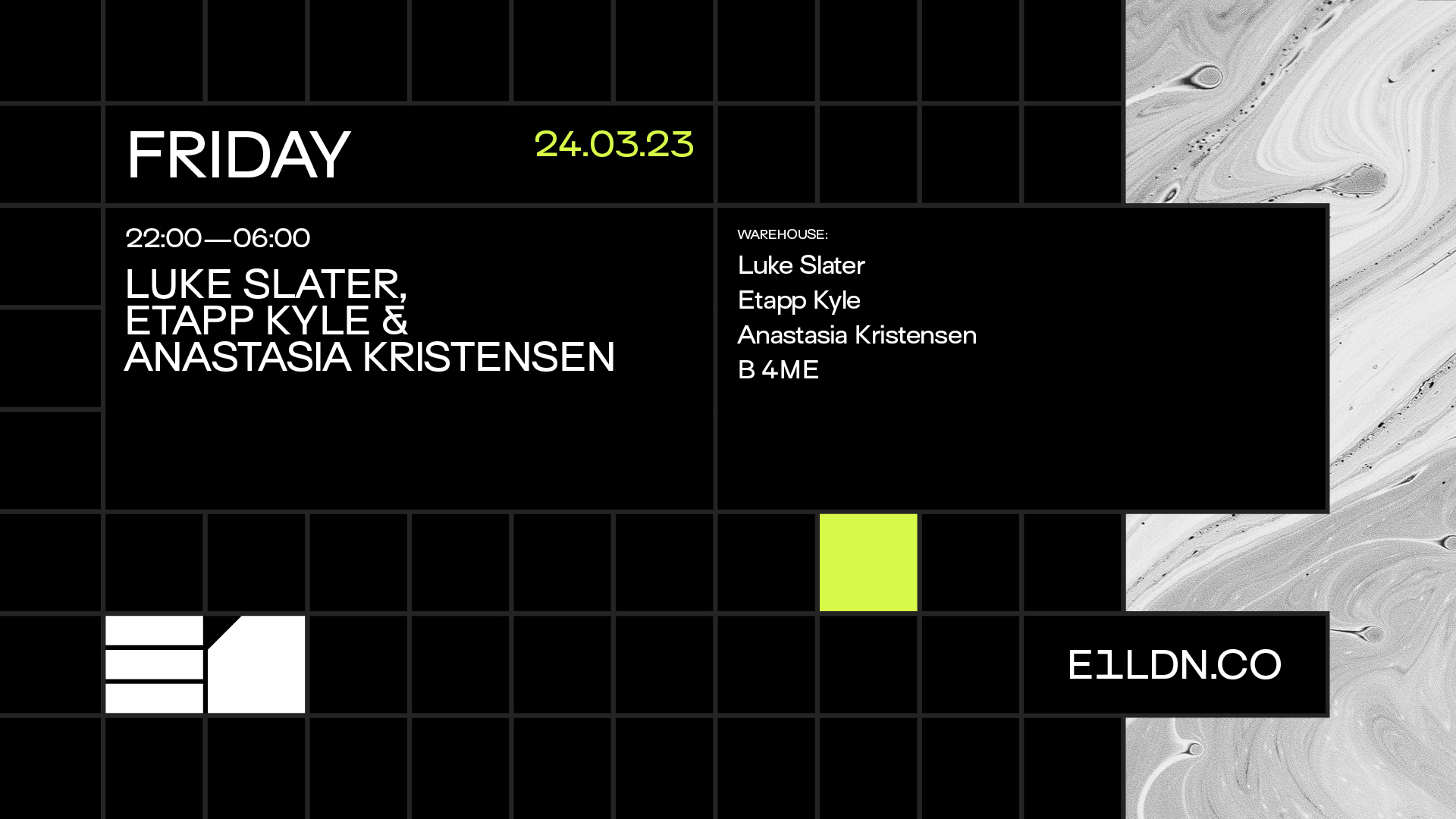 Luke Slater, Etapp Kyle & Anastasia Kristensen