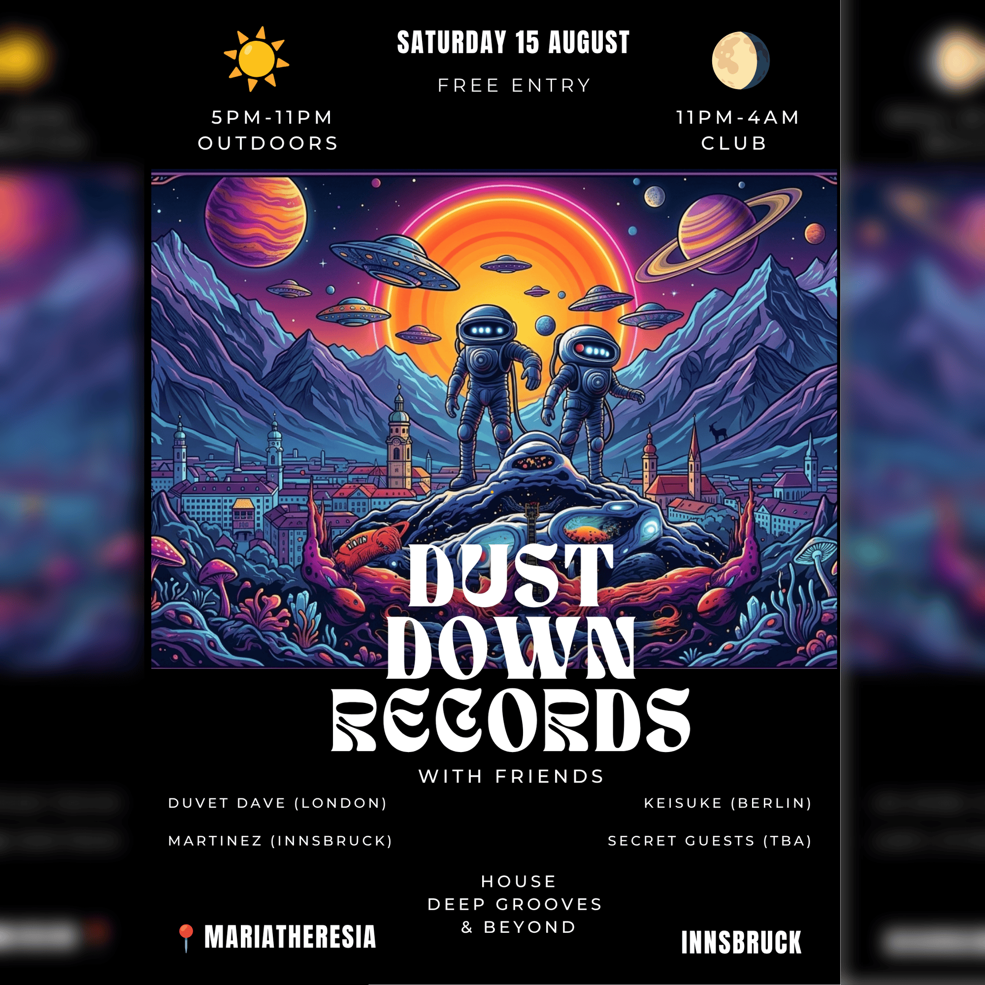 Dust Down Records with friends — Maria Theresia, Инсбрук