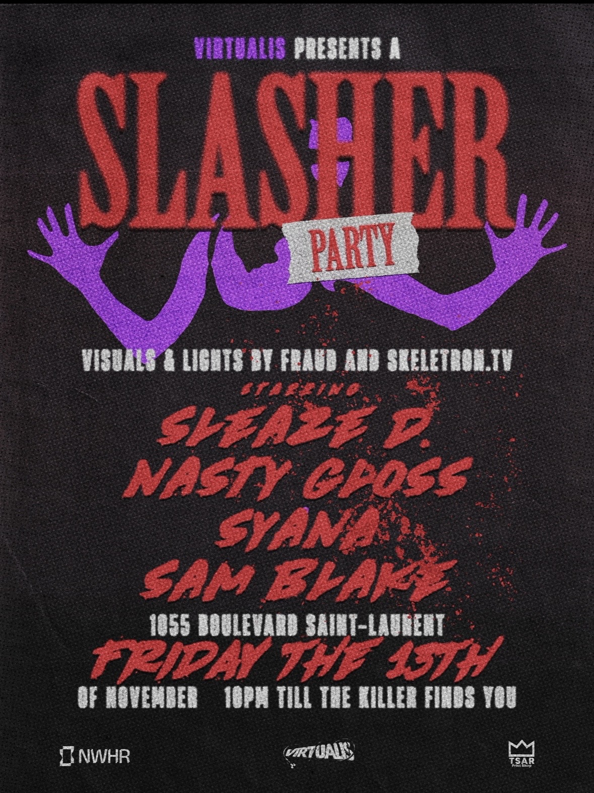 ★Virtualis presents: a Slasher Party★