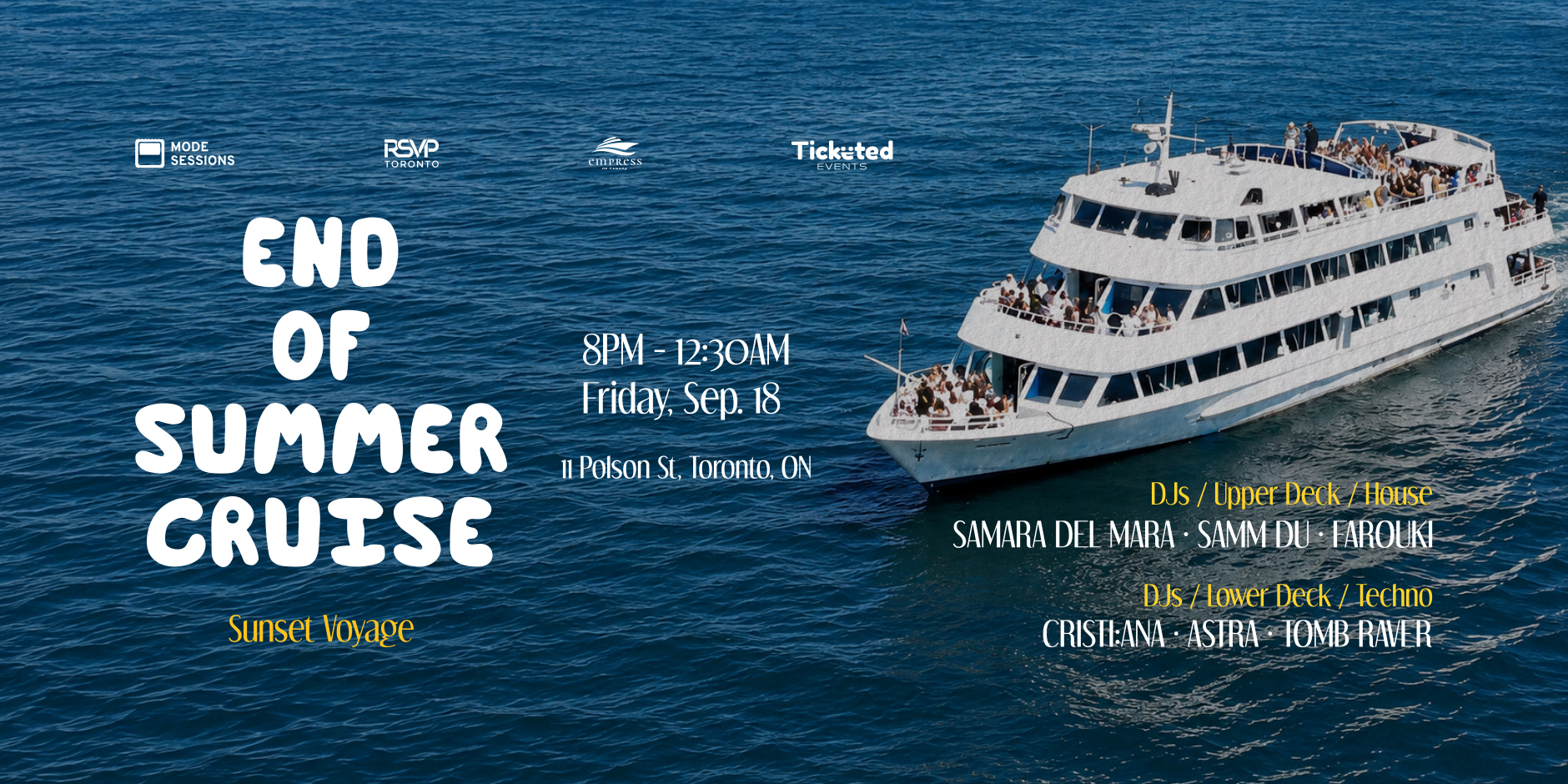 End of Summer Cruise // House, Techno // Sunset Voyage