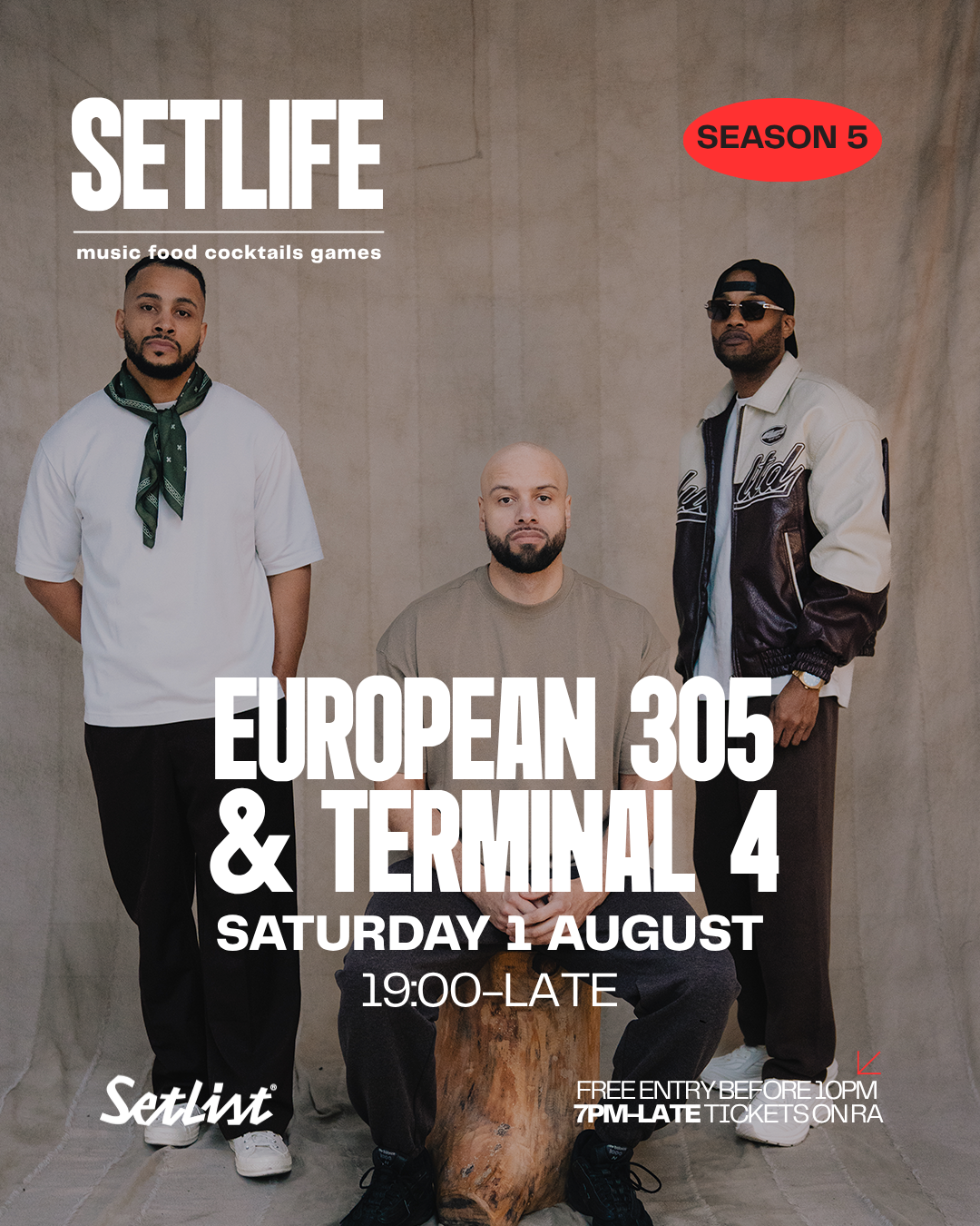 SETLIFE presents European 305 & Terminal 4 (Season 5 Launch)