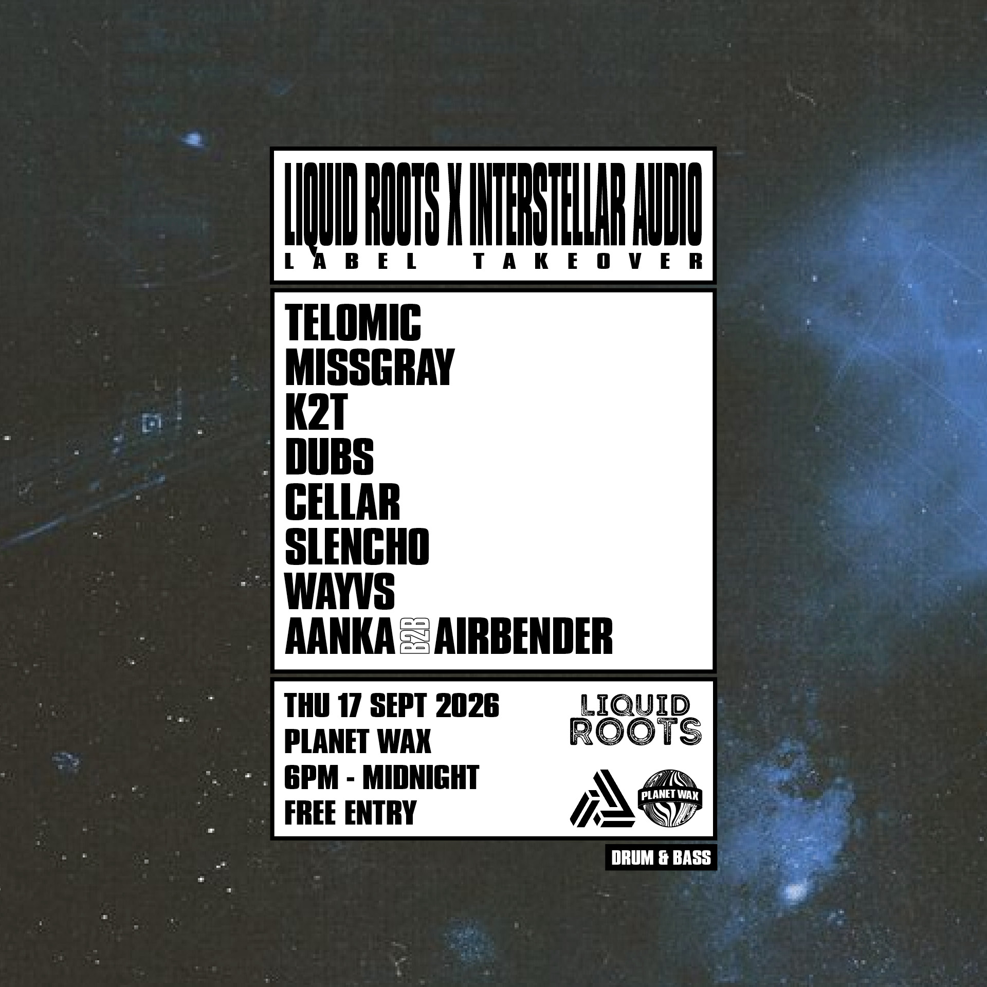 LIQUID ROOTS x INTERSTELLA AUDIO